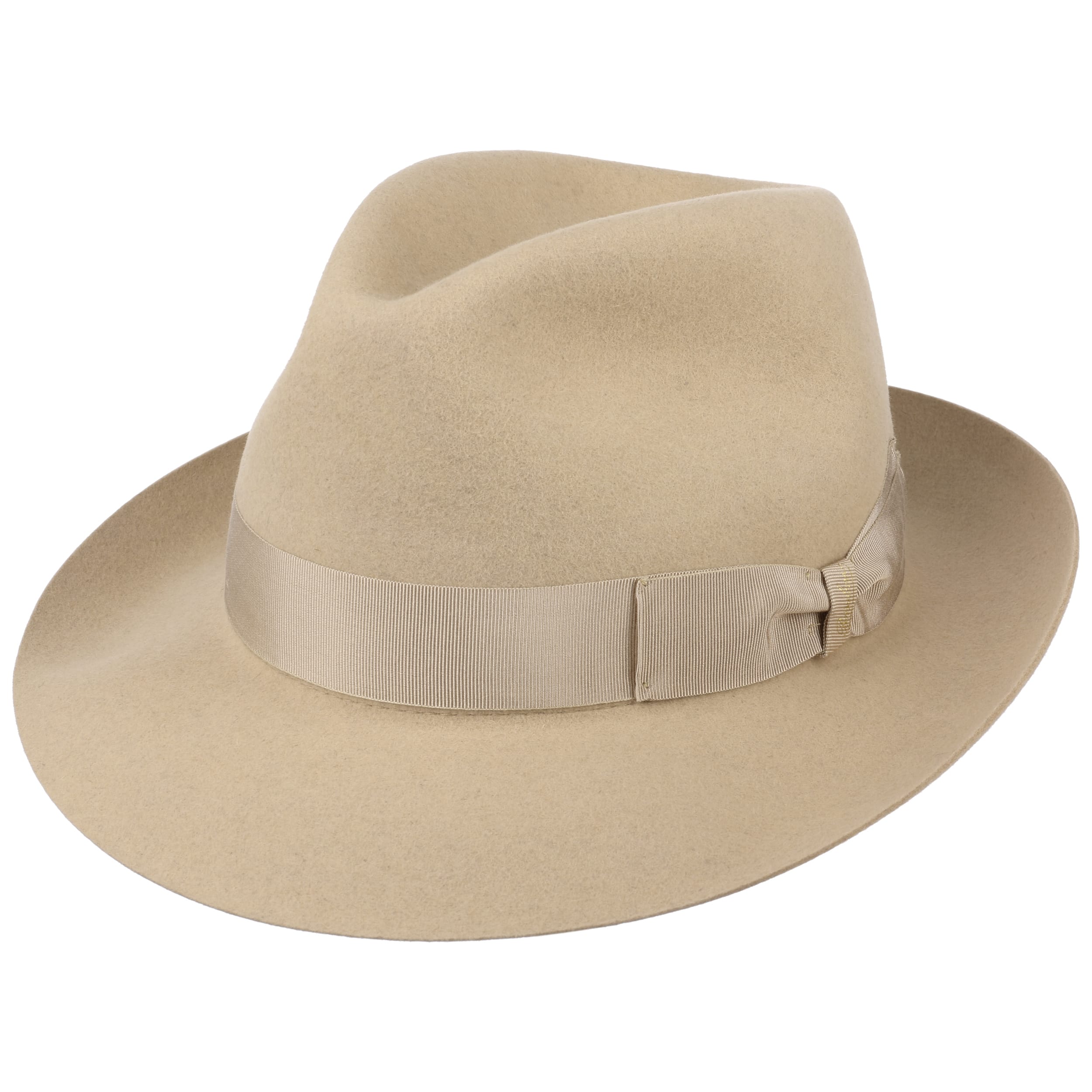 mens beige fedora hat