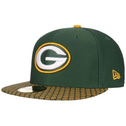 New Era 59Fifty ONF Packers Cap NFL Flat Brim Fitted Basecap Baseballcap Green Bay Kappe Käppi New Era 59Fifty ONF Packers Cap NFL Flat Brim Fitted Basecap Baseballcap Green Bay Kappe Käppi