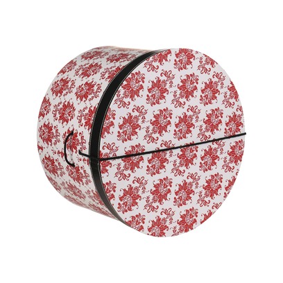 Lierys Hutbox Rote Ornamente 31 cm Hutschachtel Hutkoffer Aufbewahrung Hut Hüte Lierys Hutbox Rote Ornamente 31 cm Hutschachtel Hutkoffer Aufbewahrung Hut Hüte