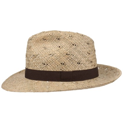 Lipodo Classic Bogart Strohhut Strandhut Hut Sommerhut Sonnenhut Fedora Strohfedora Lipodo Classic Bogart Strohhut Strandhut Hut Sommerhut Sonnenhut Fedora Strohfedora