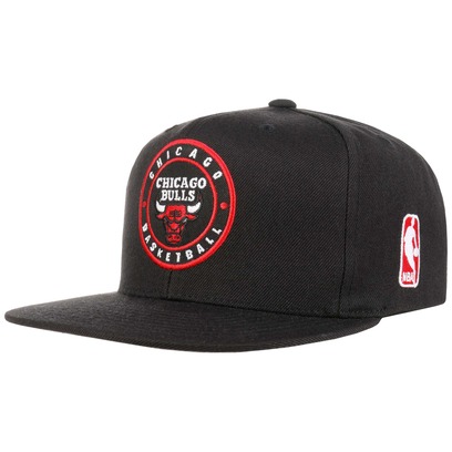 Mitchell & Ness Circle Patch Bulls Cap Snapback Flat Brim NBA Basecap Baseballcap Chicago Mitchell & Ness Circle Patch Bulls Cap Snapback Flat Brim NBA Basecap Baseballcap Chicago