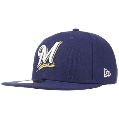 New Era 59Fifty AC Perf Brewers Cap Fitted Basecap Baseballcap MLB Flat Brim Milwaukee Kappe New Era 59Fifty AC Perf Brewers Cap Fitted Basecap Baseballcap MLB Flat Brim Milwaukee Kappe