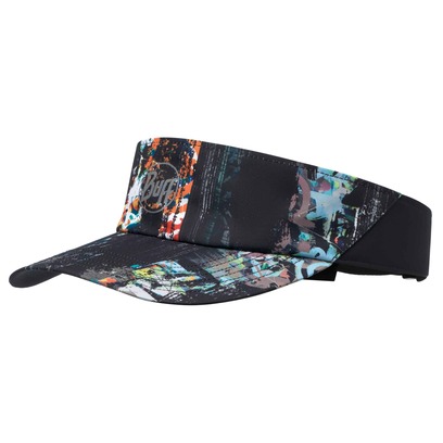 BUFF R-Graffiti Black Visor Sonnenvisor Sonnencap Sommercap Running Jogging Fitness BUFF R-Graffiti Black Visor Sonnenvisor Sonnencap Sommercap Running Jogging Fitness