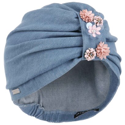 Seeberger Jeans Turban Damenturban Kopftuch Baumwollturban Sommerturban Seeberger Jeans Turban Damenturban Kopftuch Baumwollturban Sommerturban