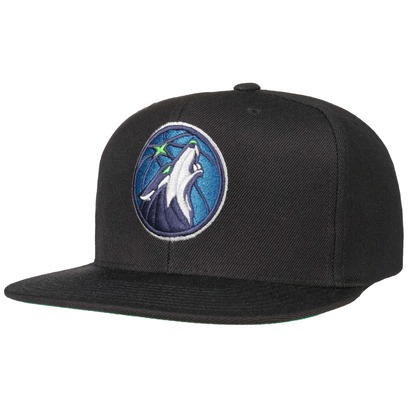 Mitchell & Ness Wool Timberwolves Cap Baseballcap Basecap Snapback NBA Flat Brim Cap Minnesota Mitchell & Ness Wool Timberwolves Cap Baseballcap Basecap Snapback NBA Flat Brim Cap Minnesota