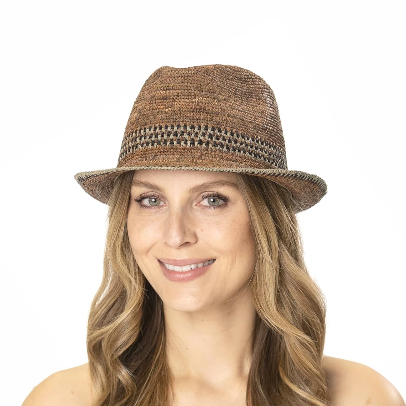 Raffia Crochet Trilbyhut by Lierys 59,95