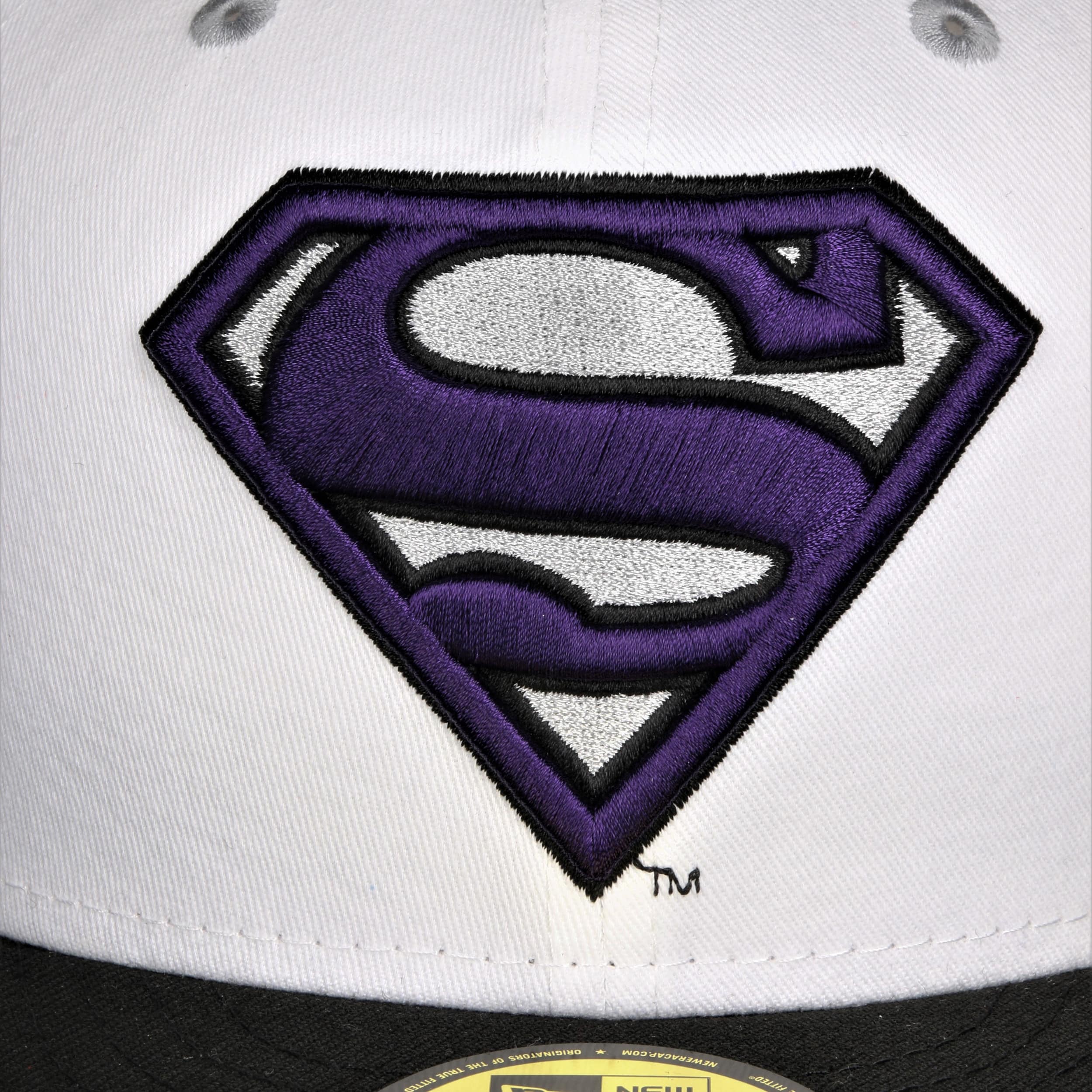 New Era Superman Gold Logo Black Colorway 59Fifty - Cappello Aderente Ufficiale