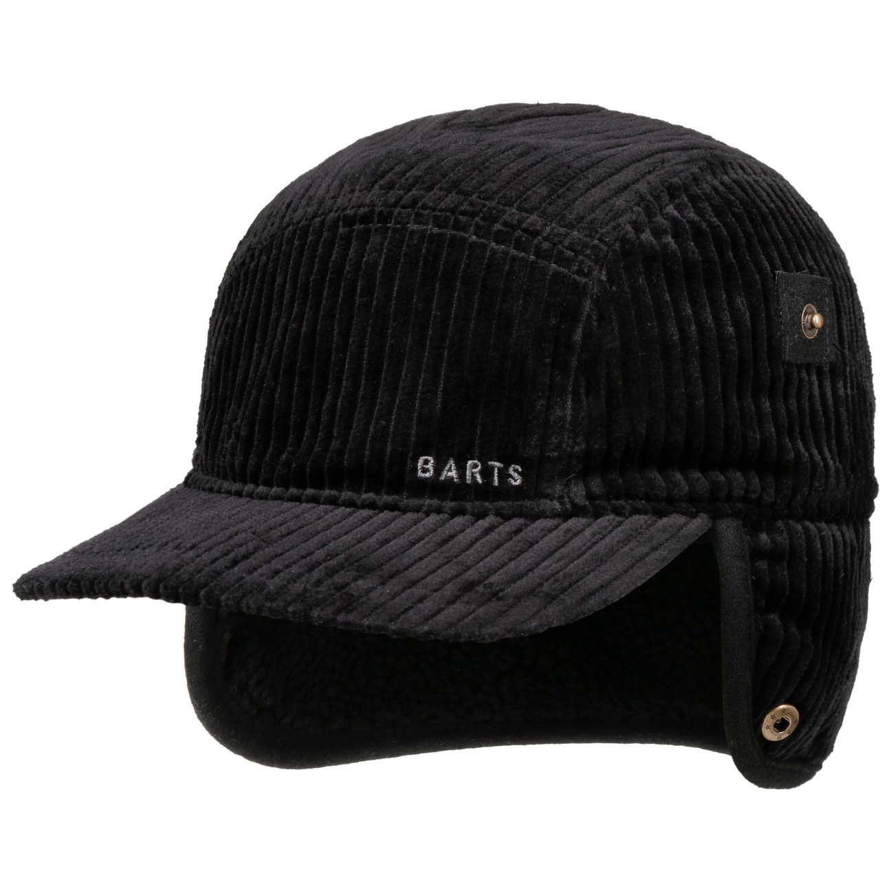Barts Herren Schwarz Snapback Cap Rayner - Bild 5