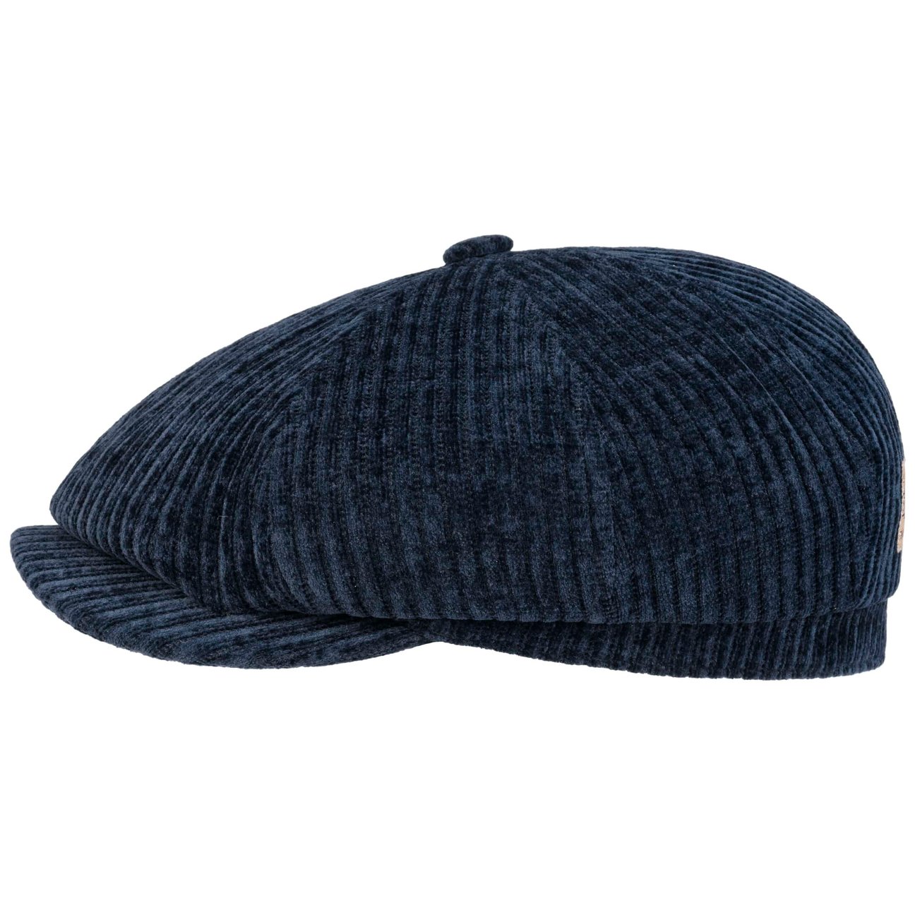 Hatteras Corduroy Jersey Flatcap by Stetson dunkelblau XXL (62-63 cm) male