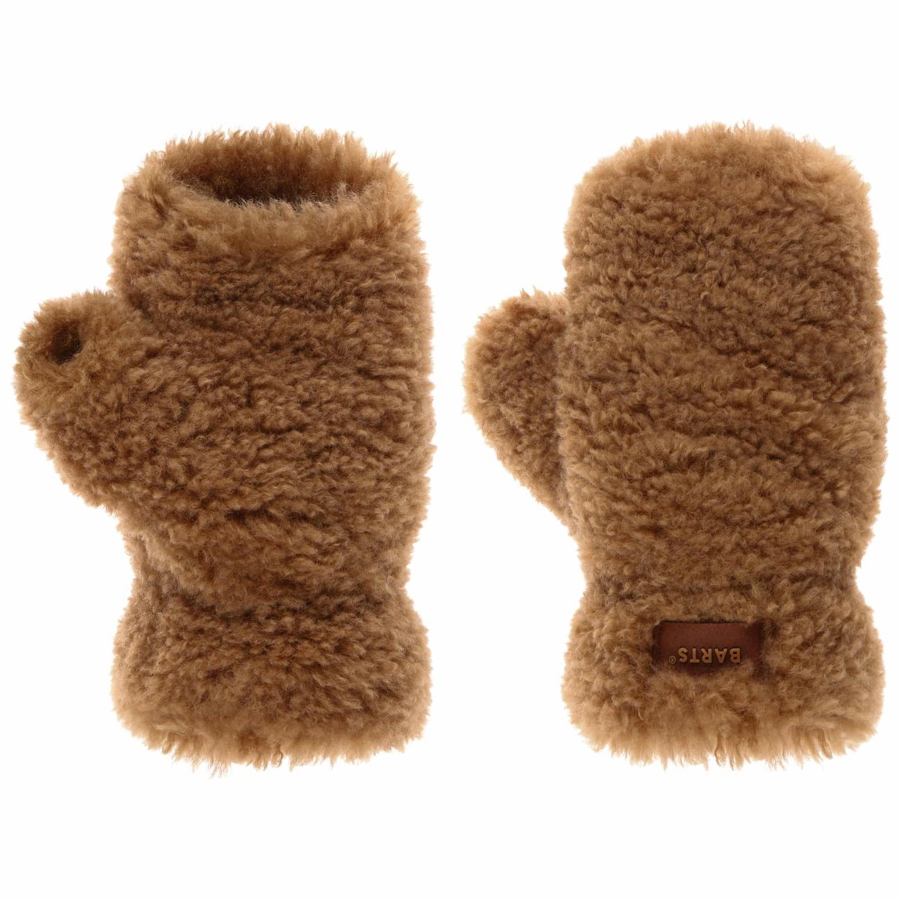 Barts Damen Braun Bantota Teddy Fingerlose Handschuhe By