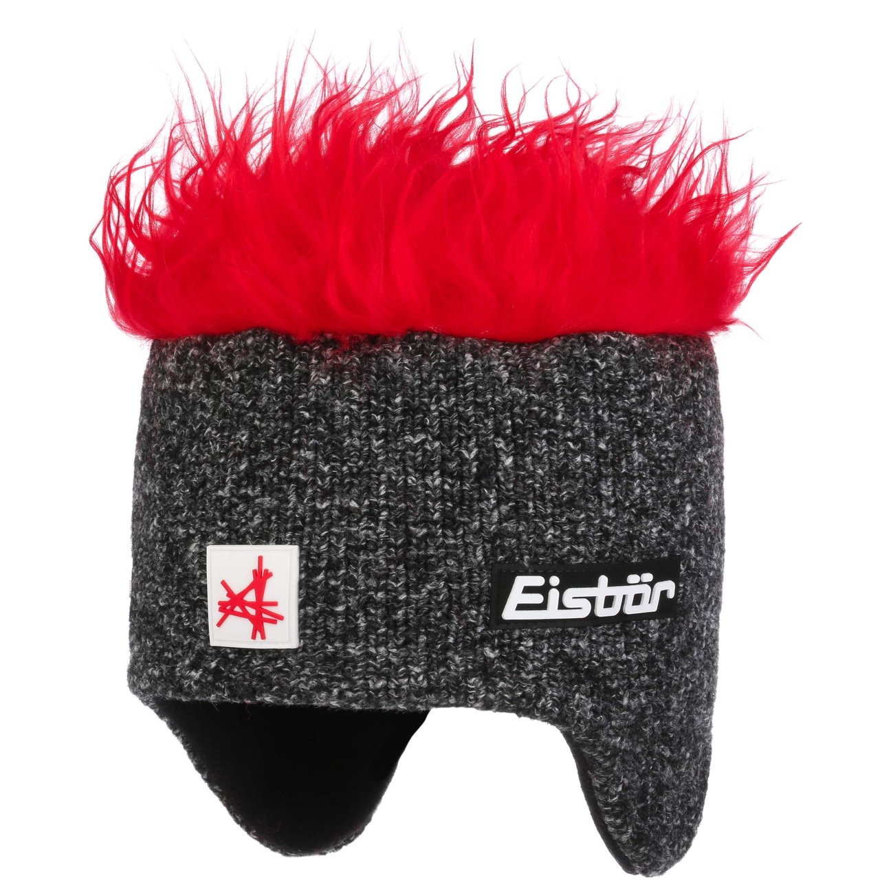 Eisbär Anthrazit-Rot Cocker Skipool Ski Austria Mütze By - Bild 4