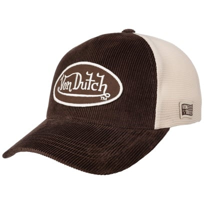 Twotone Cord Trucker Cap by Von Dutch