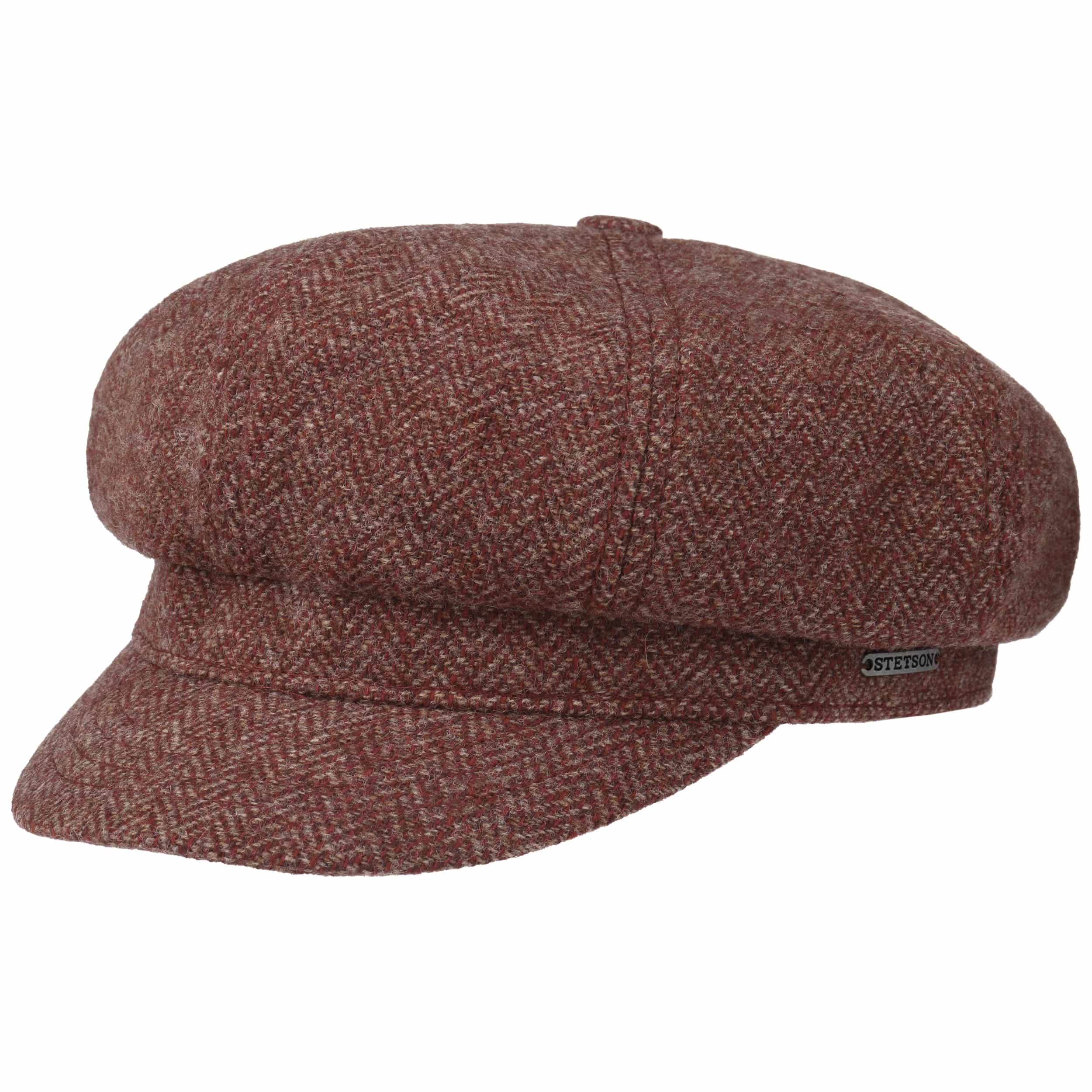 8-Panel Wool Newsboy Cap by Stetson - 79,00