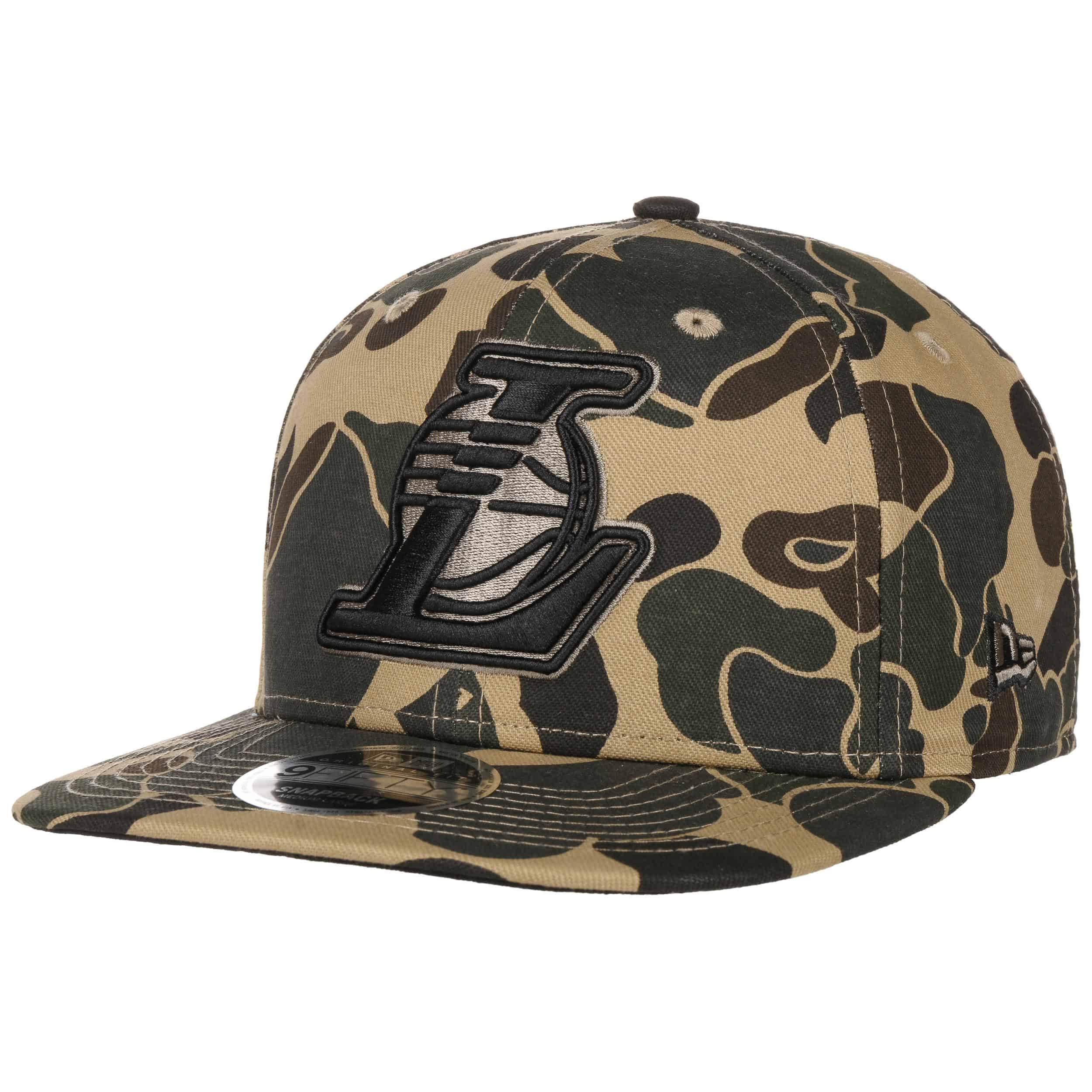 camo lakers hat