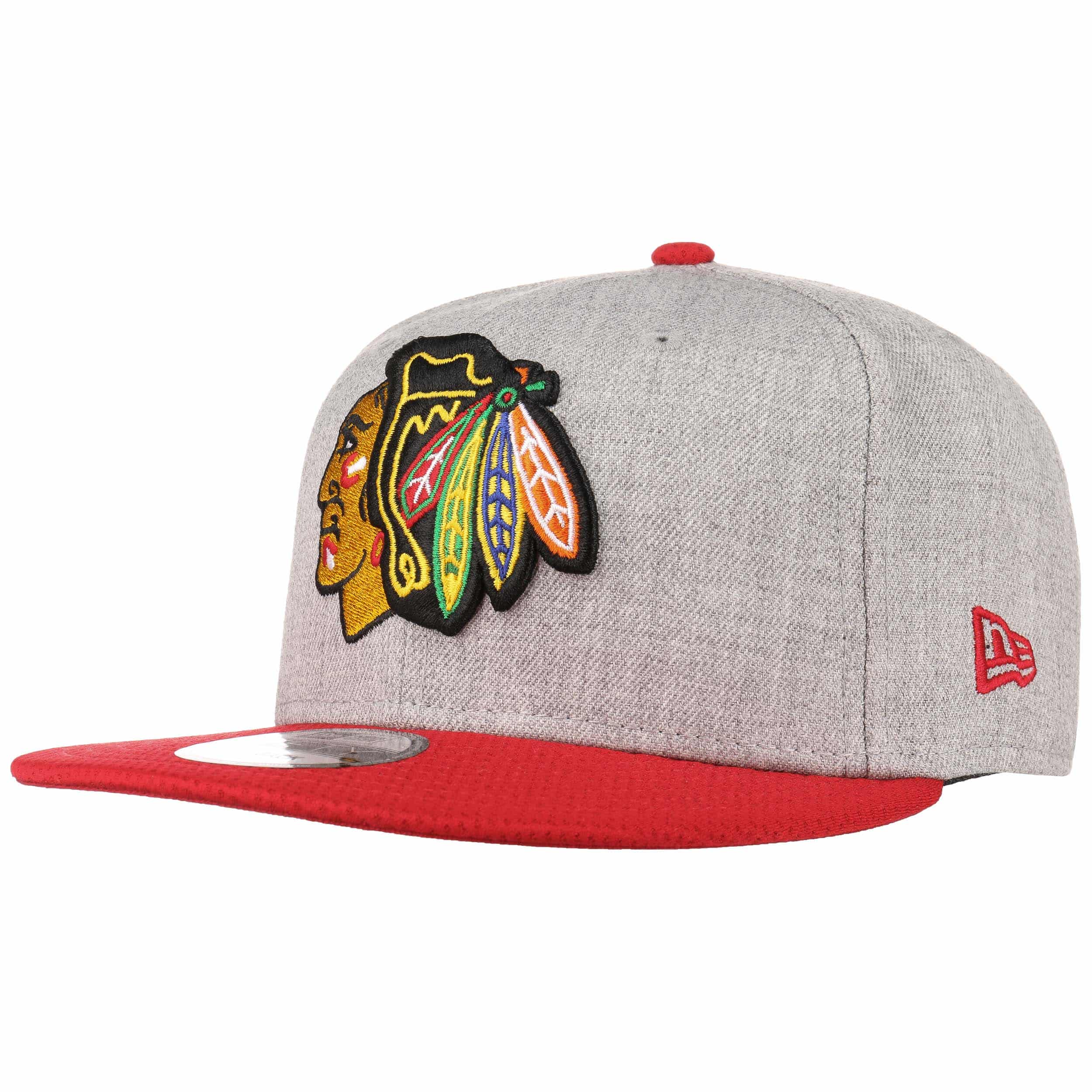 9Fifty Heather Blackhawks Cap by New Era 34 95