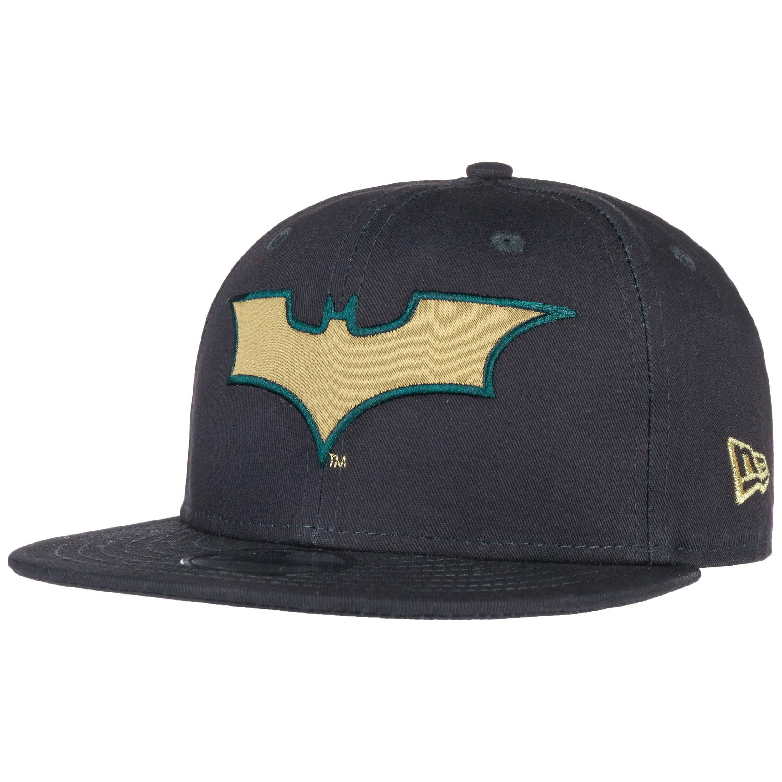 Casquette Snapback New Era Batman - Enfant - Noir Avec Visière Camouflage - Broderie Batman