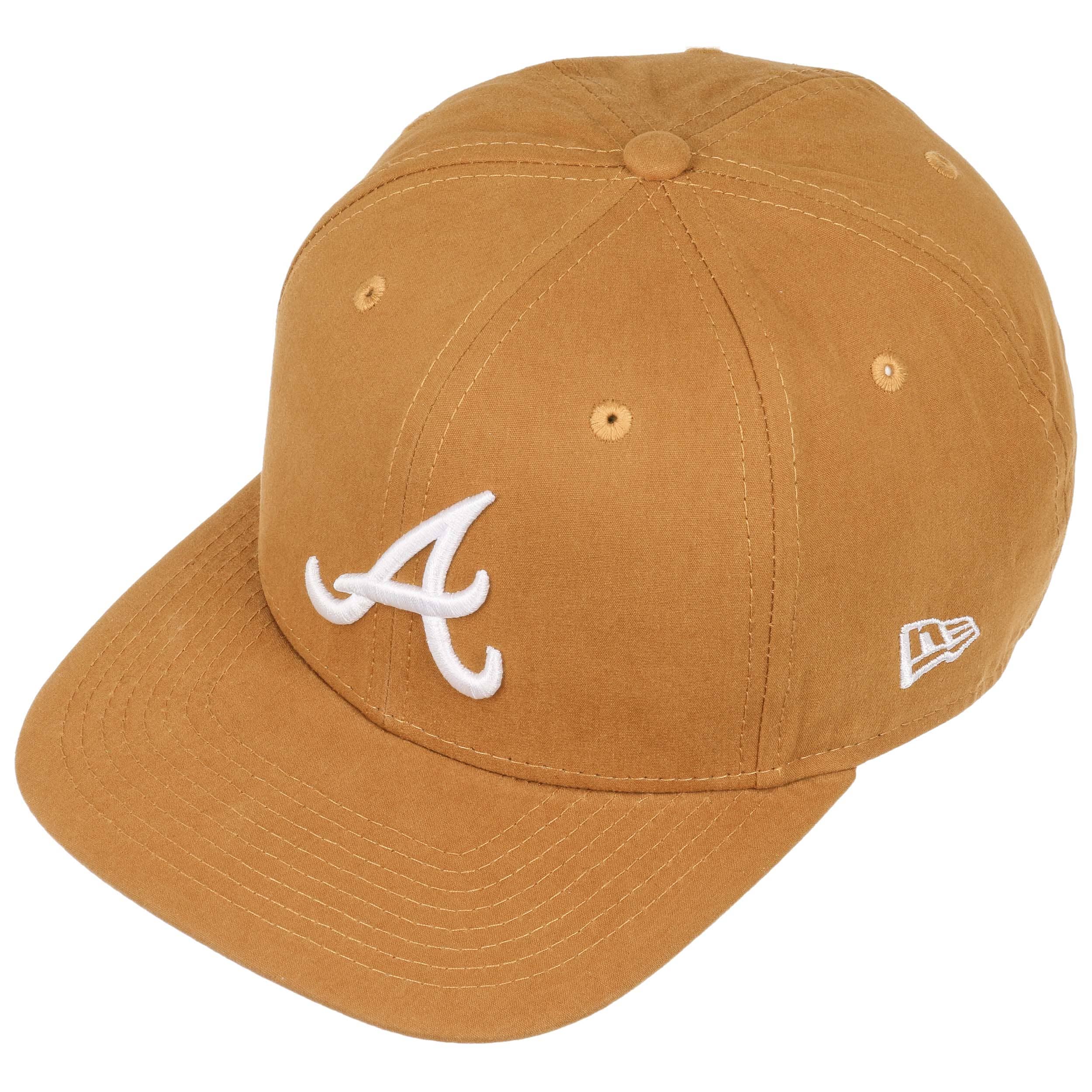 Atlanta Braves MLB Team lightweigth New Era 9fifty camel cap