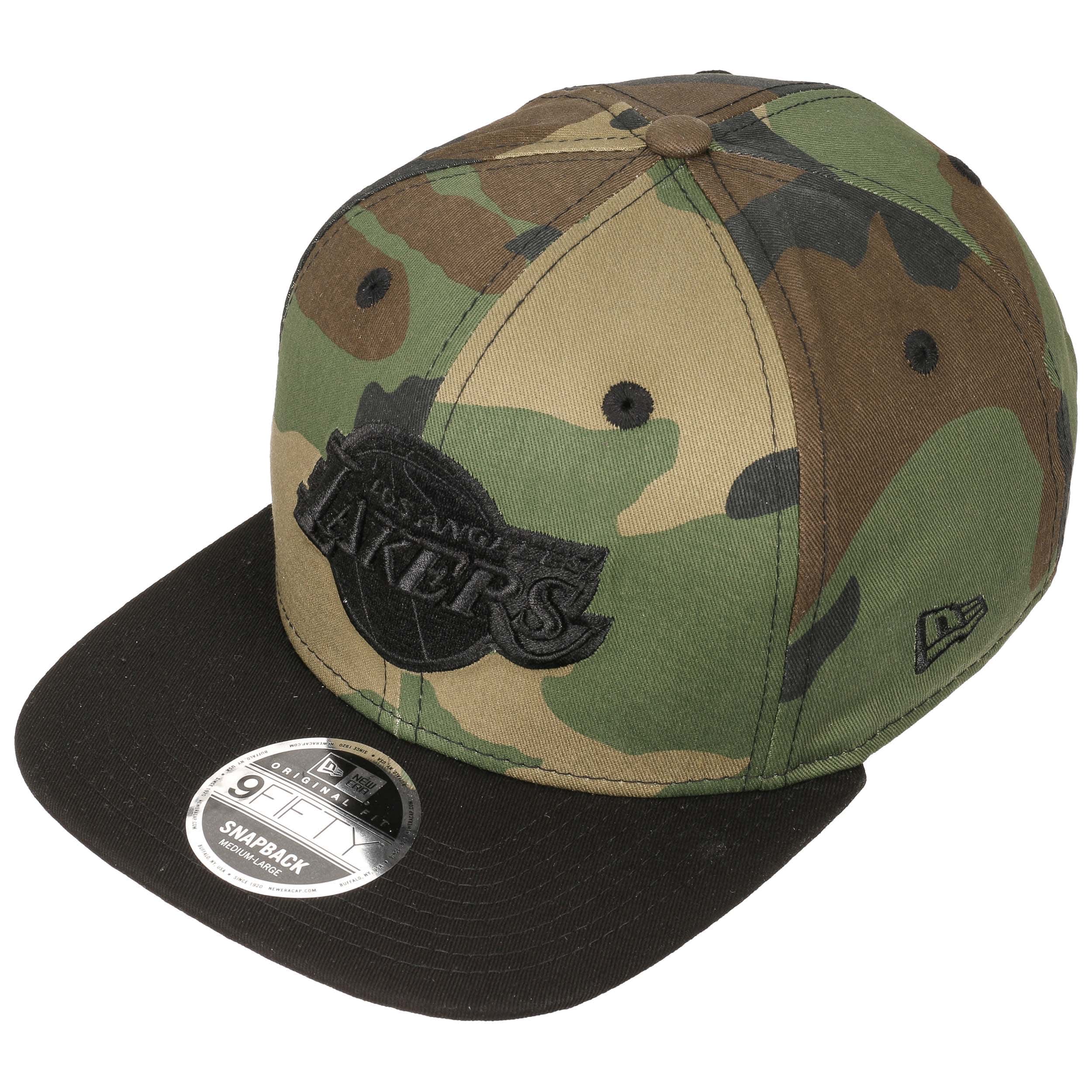 9Fifty Woodland Camo Lakers Cap by New Era - 37,95