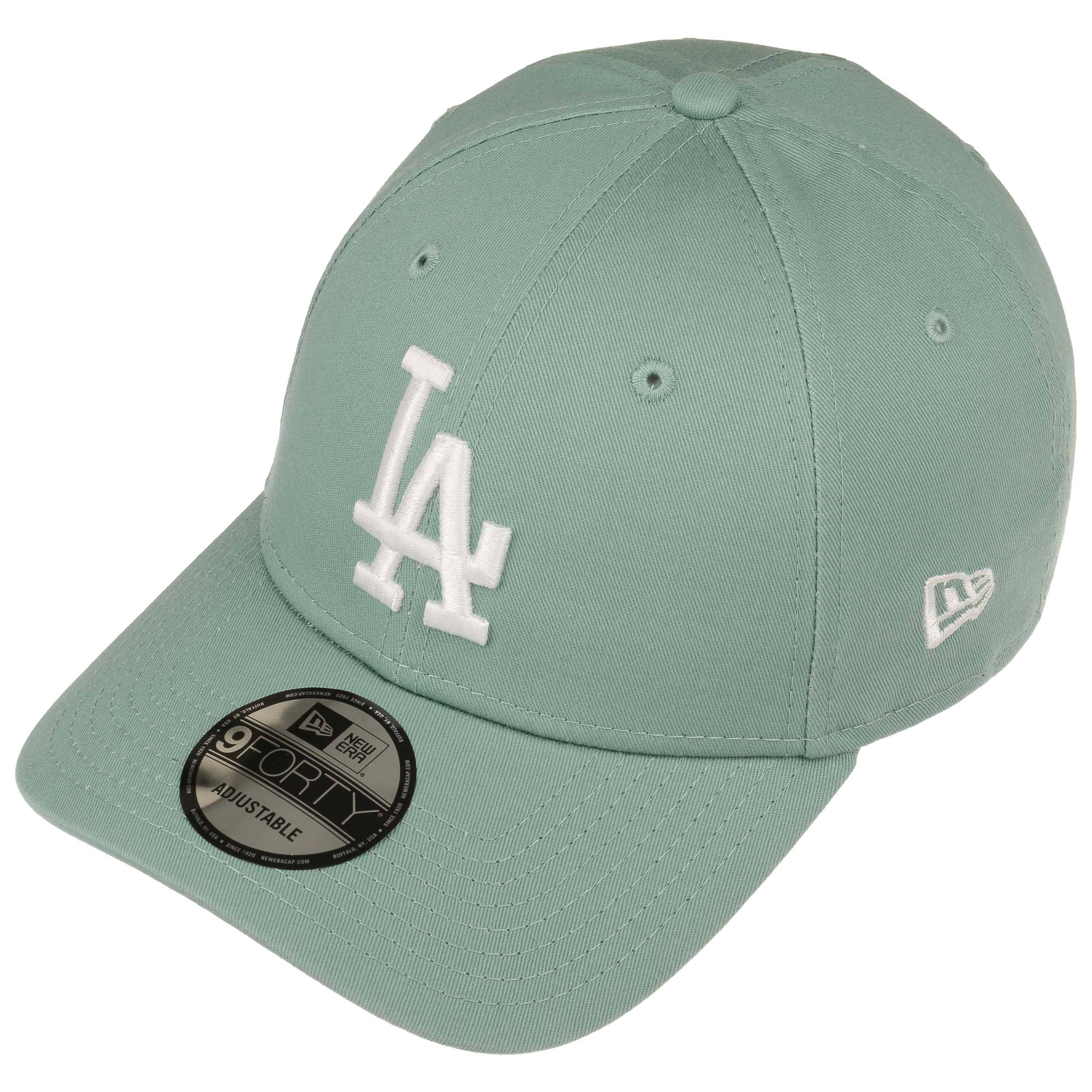 light blue la hat