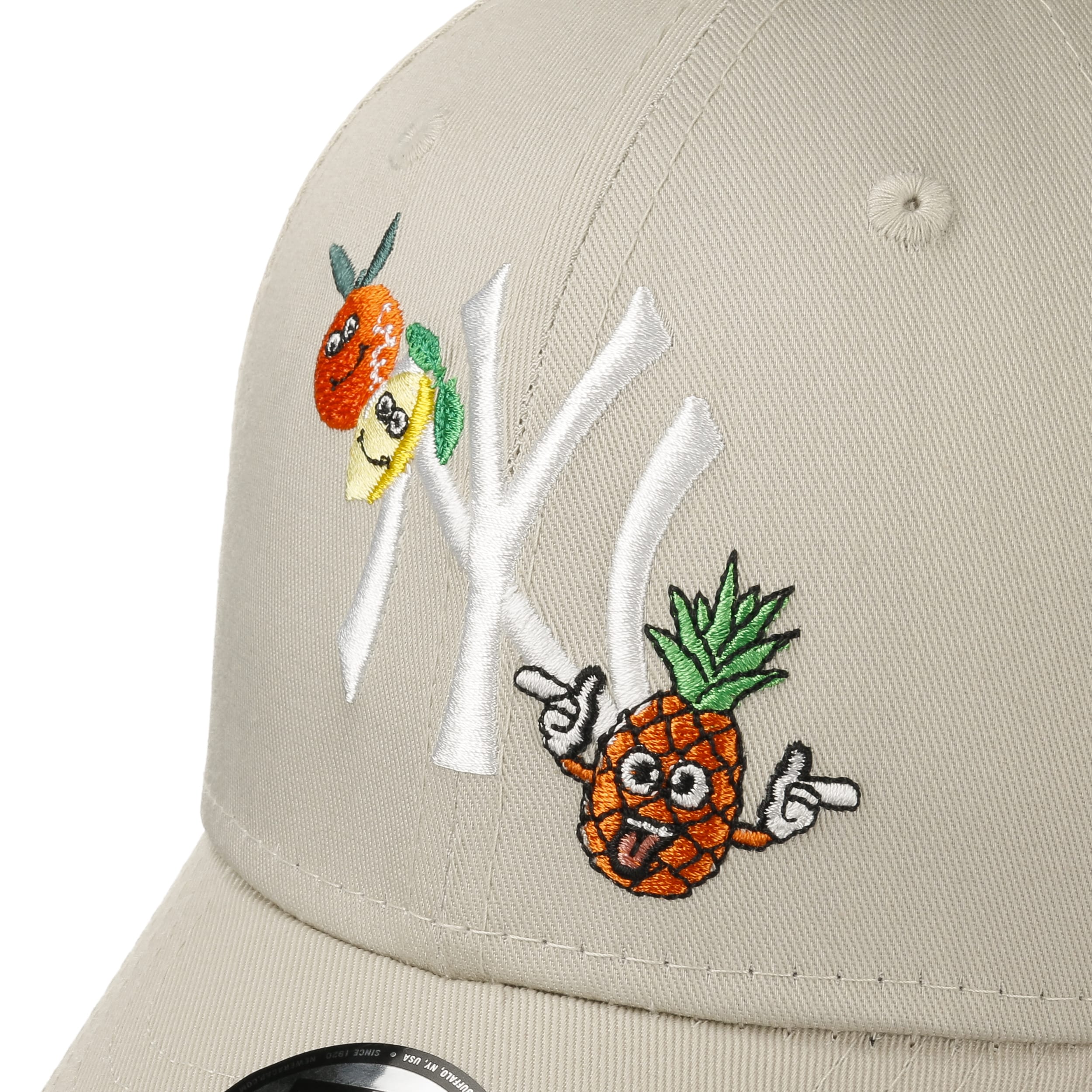 New Era Kids New York Yankees Fruit Icon MLB 940 Dad Cap Stone/White NE60357981