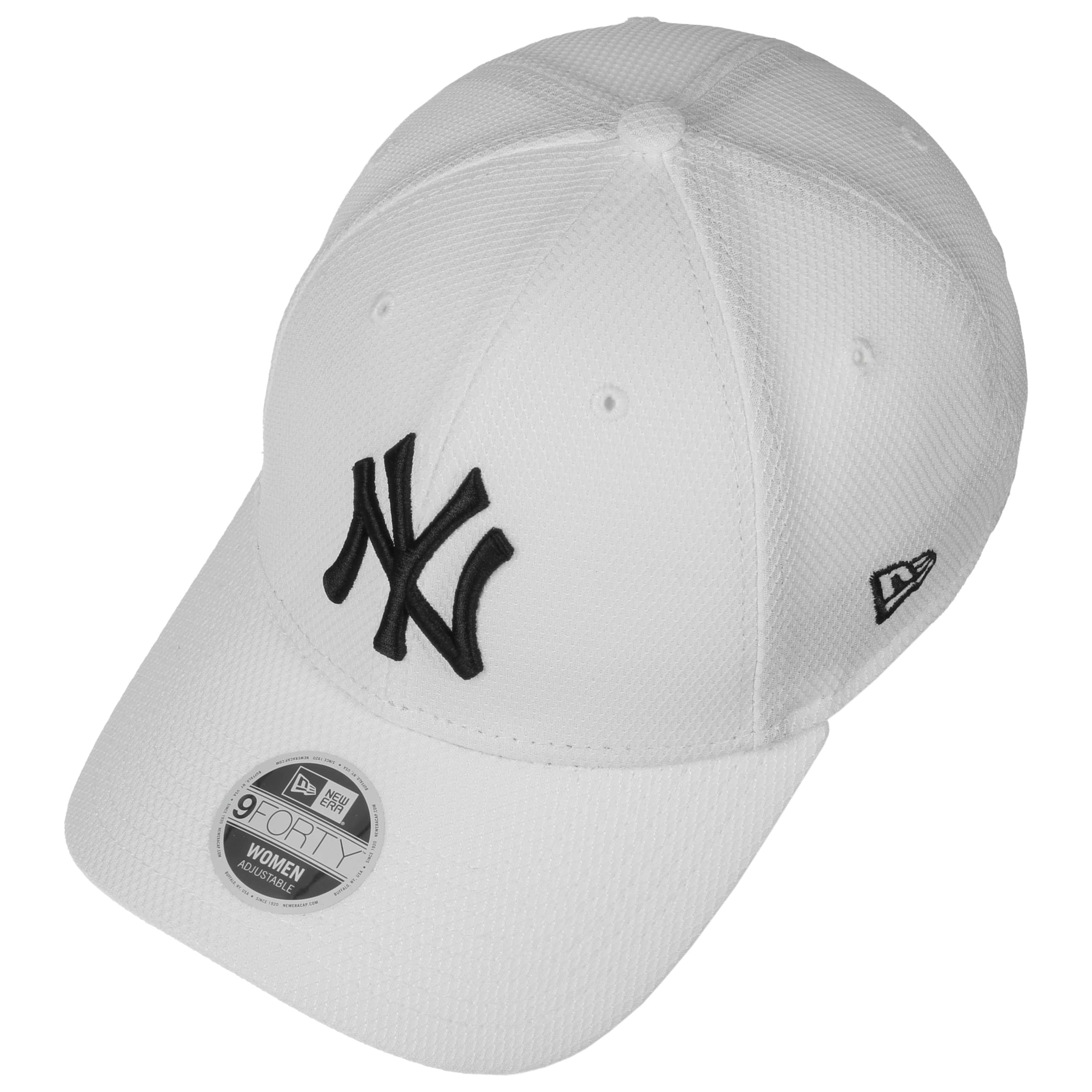 Official New Era New York Yankees Womens White 9FORTY Cap A5876_282  A5876_282 A5876_282