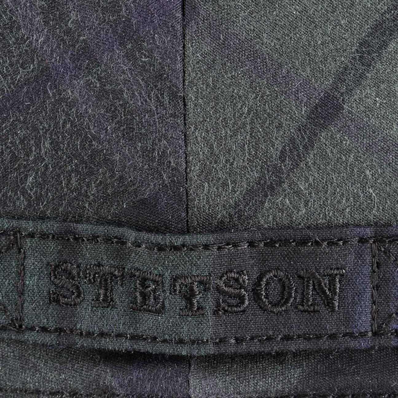 stetson adin waxed flat cap