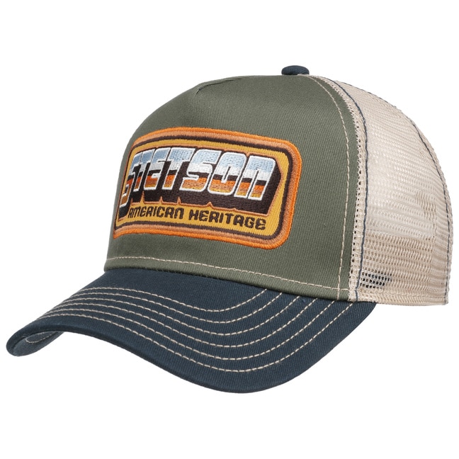 American Heritage Patch Trucker Cap by Stetson 49 00