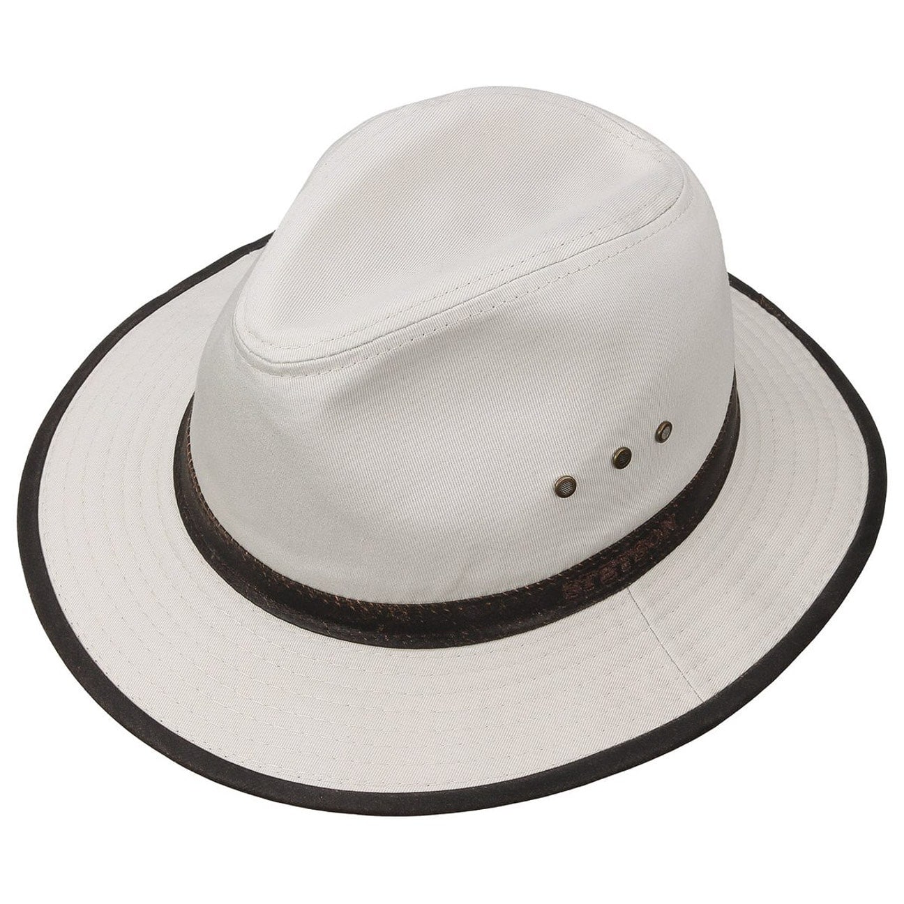 Sonnenhut Herren/Damen Stetson AVA Cotton UV-Schutz Stoffhut Hut aus Baumwolle Sommerhut Traveller Frühjahr/Sommer 