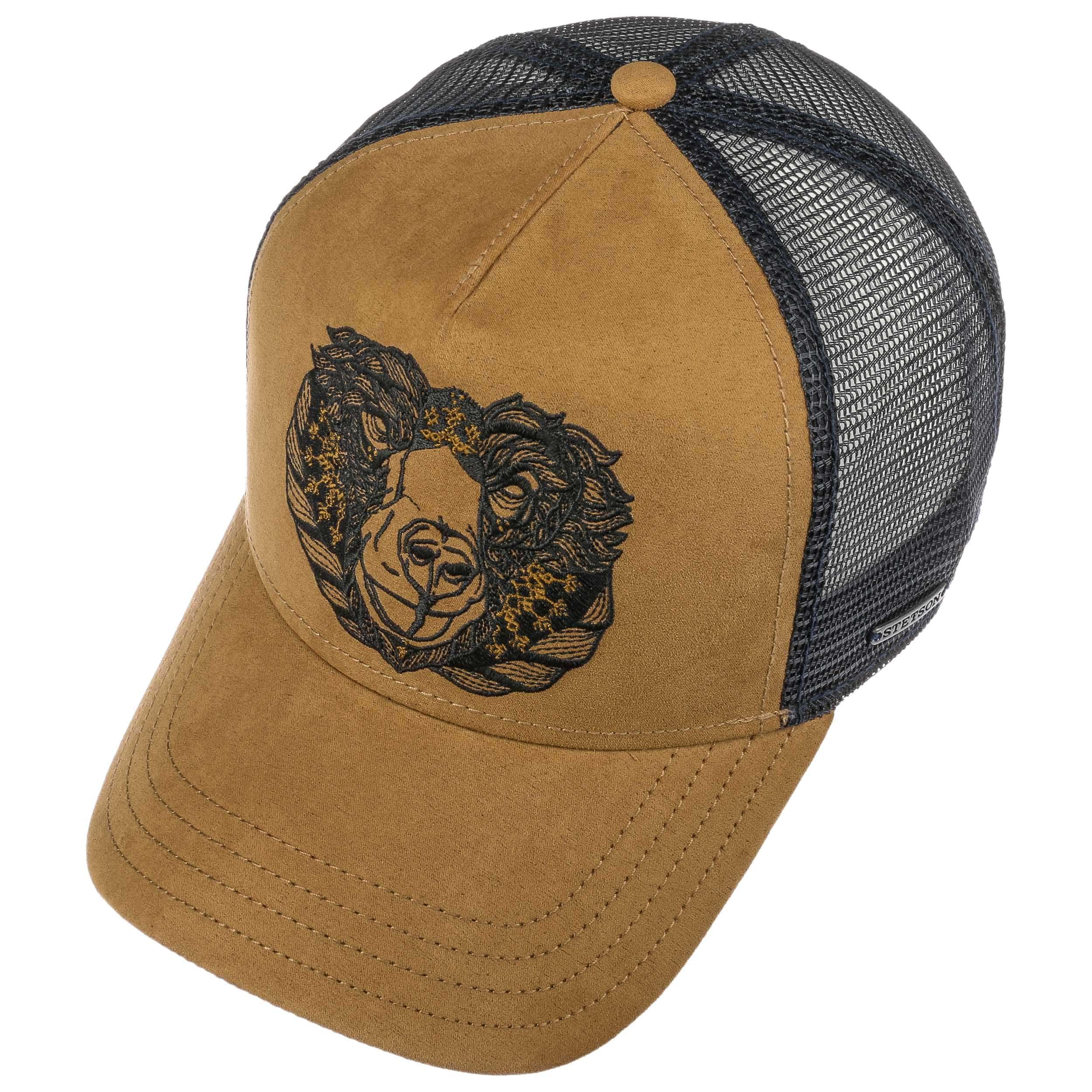 stetson trucker cap bear