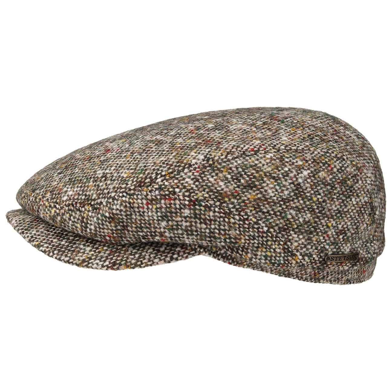 STETSON Belfast Silk flatcap visgraat UV-bescherming Gemaakt in EU Unisex Alle seizoenen