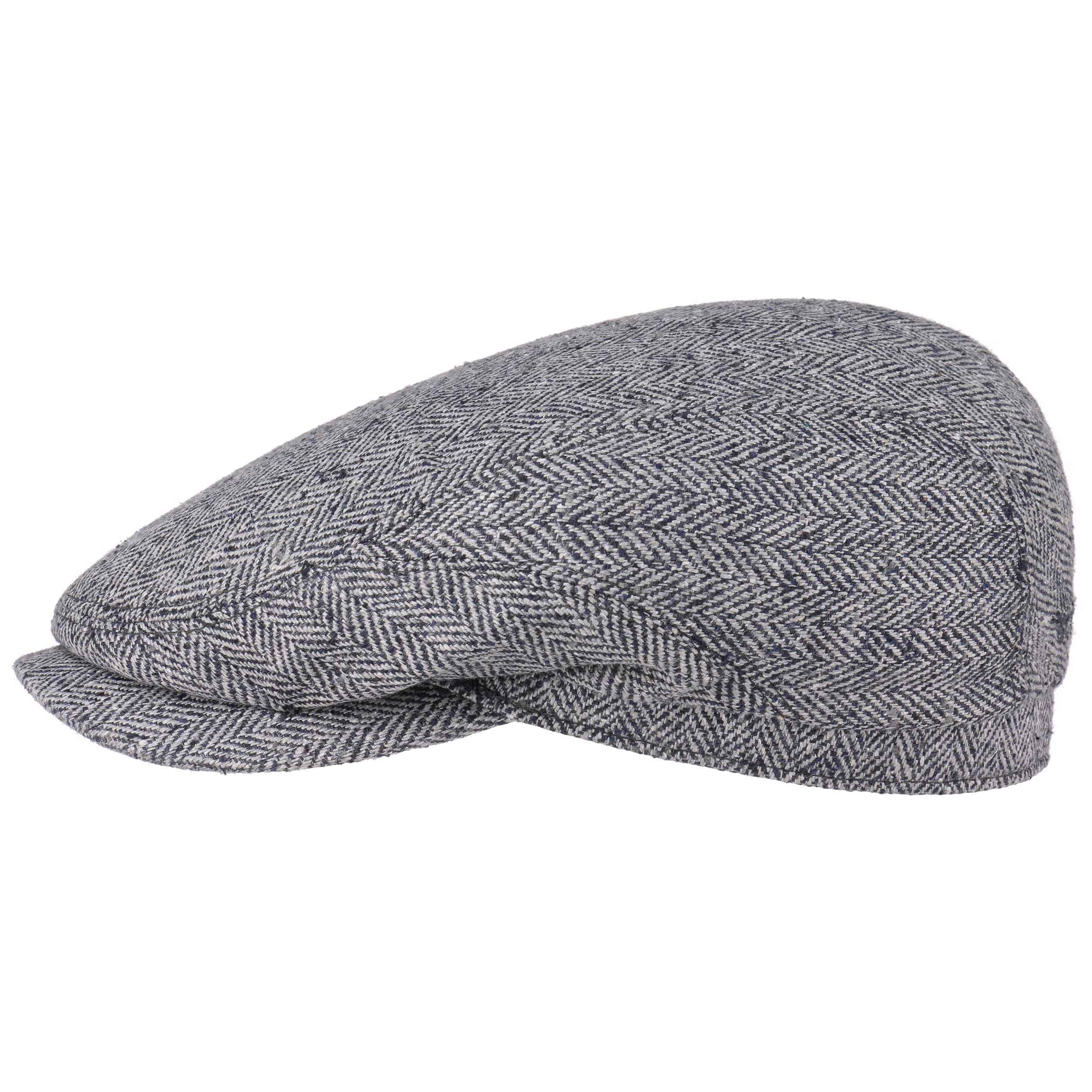 black flat cap hat