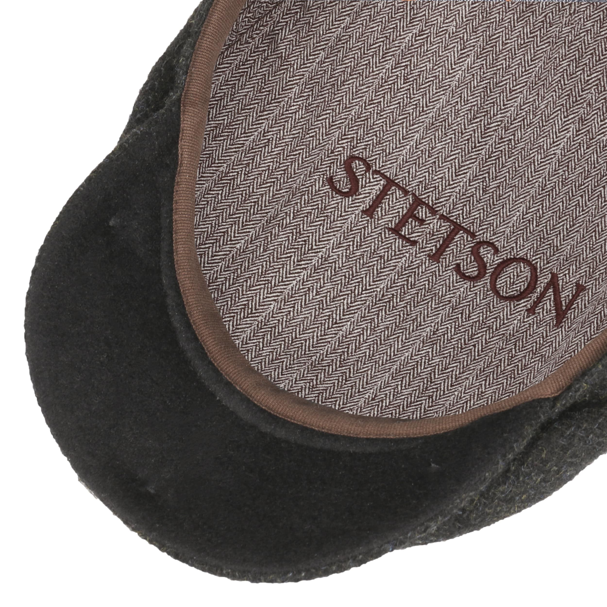 stetson belfast tweed flat cap