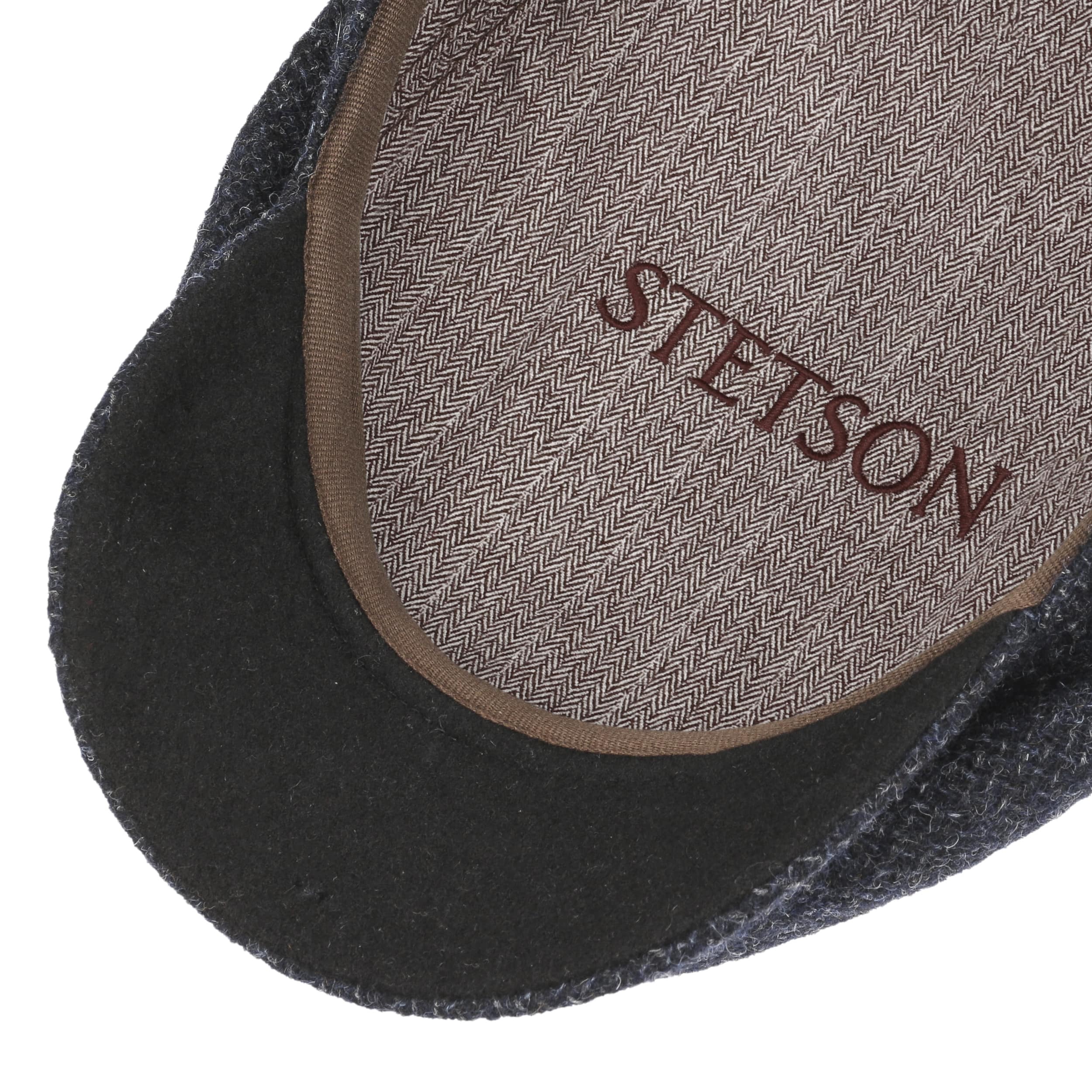 stetson belfast tweed flat cap