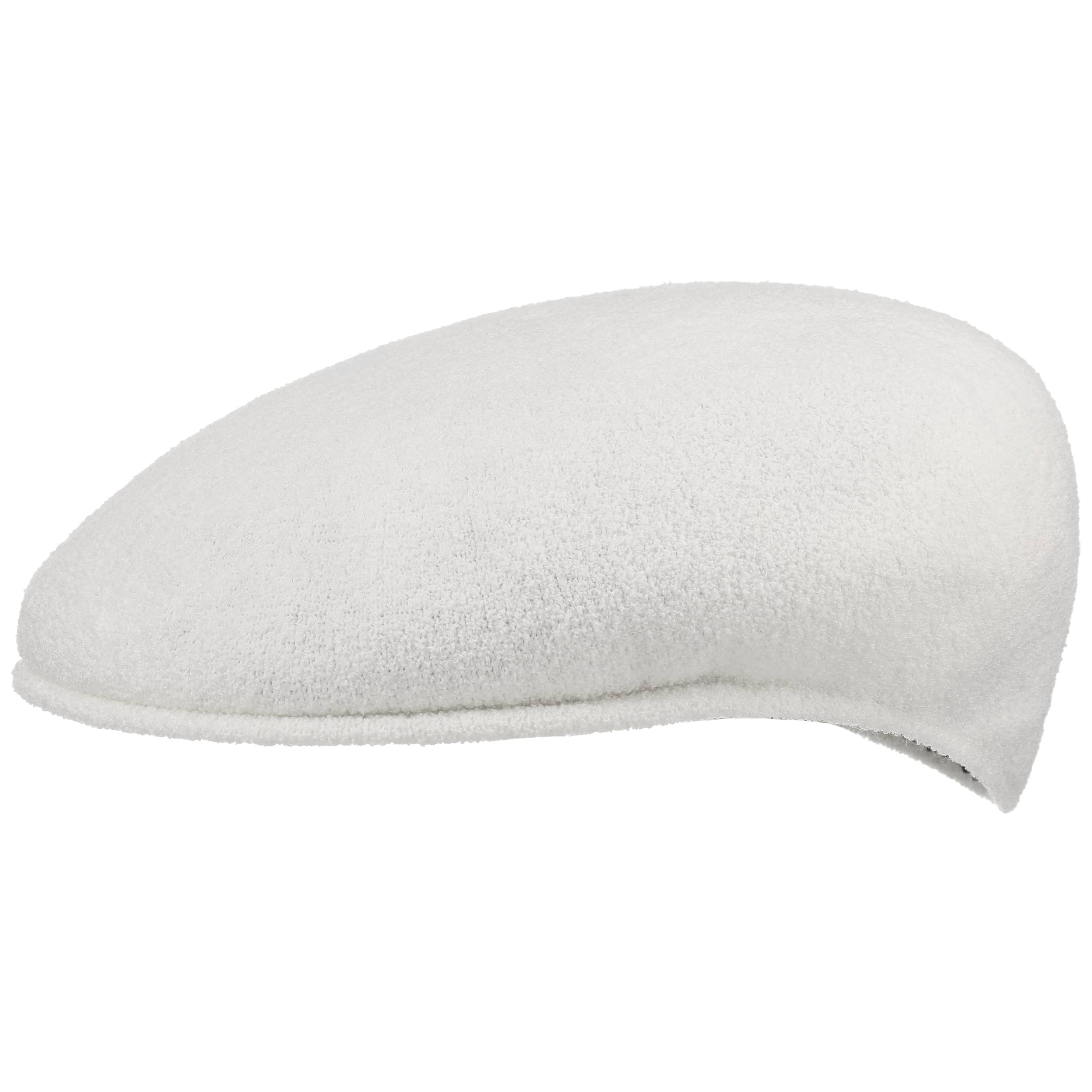 white flat cap