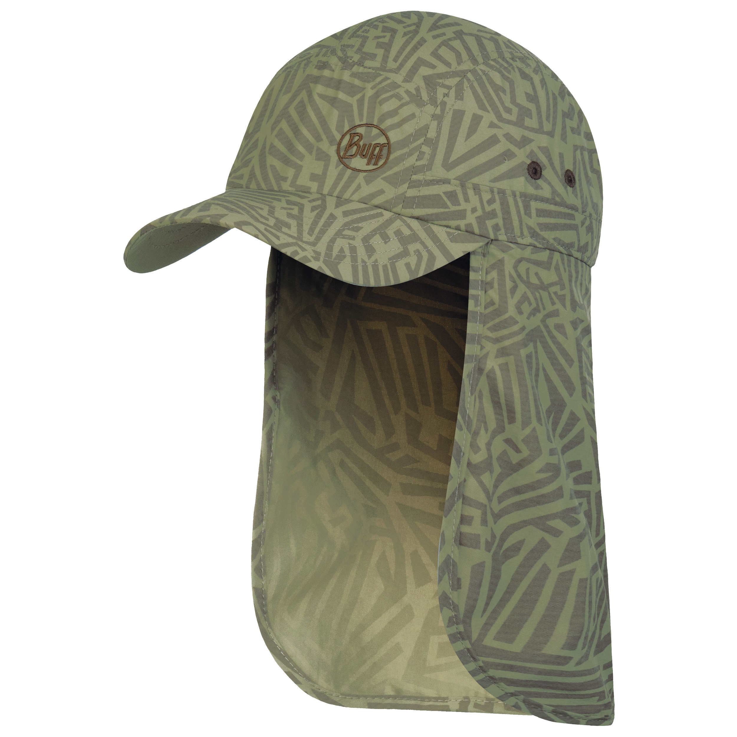 khaki peaked cap