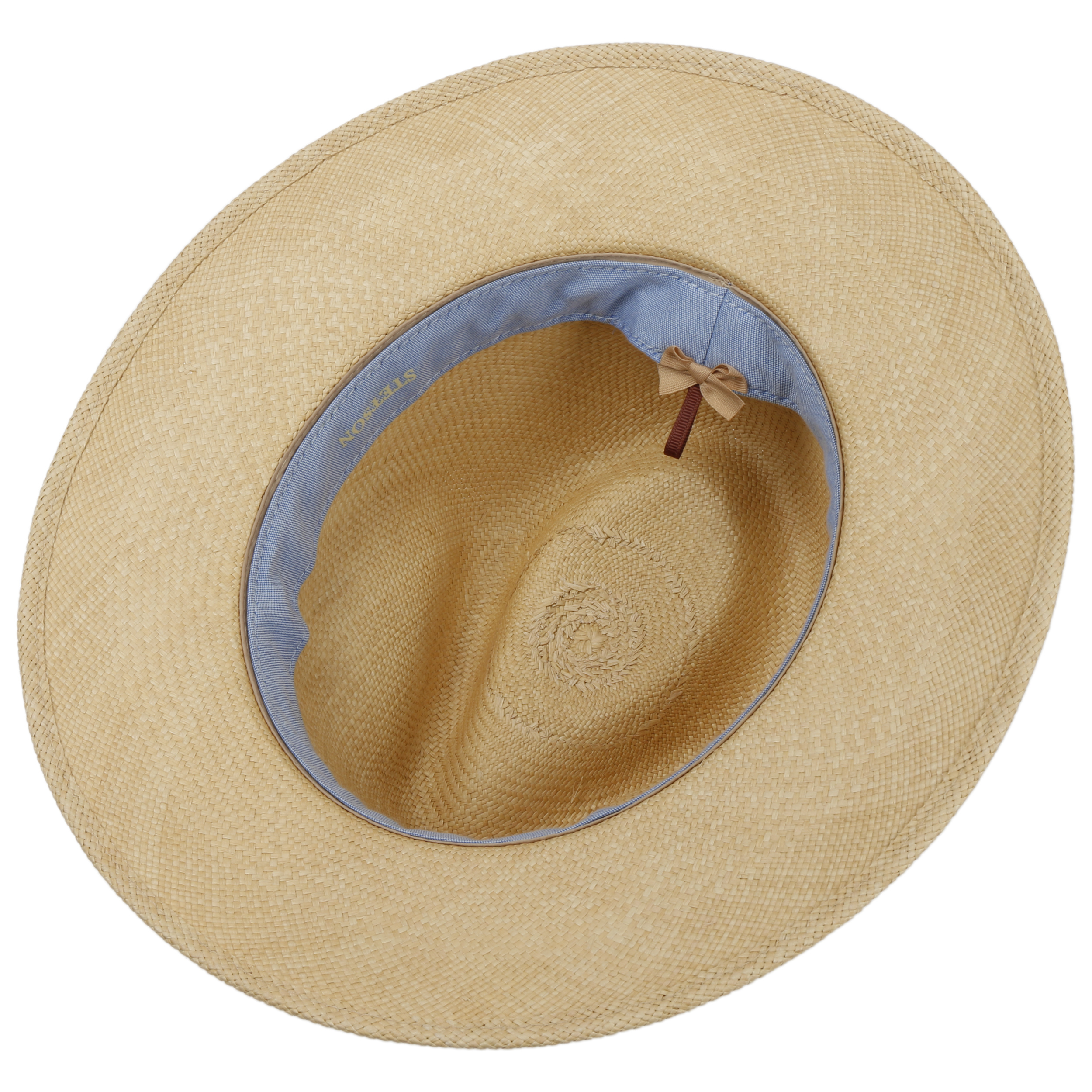 Stetson Panama Hut Traveller - Handgefertigter Strohhut Aus Ecuador Mit UV-Schutz