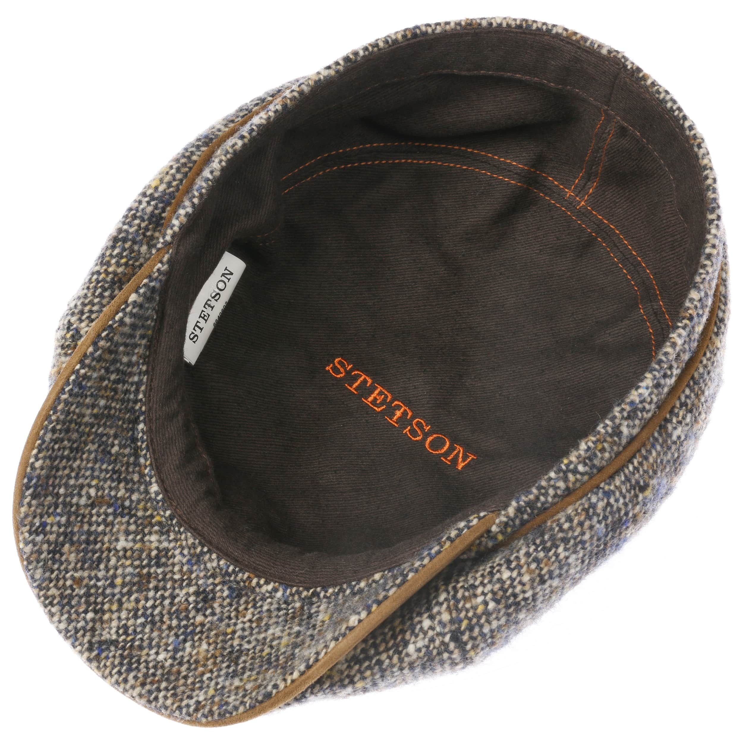 Brooklin Virgin Wool Flat Cap by Stetson - 69,00