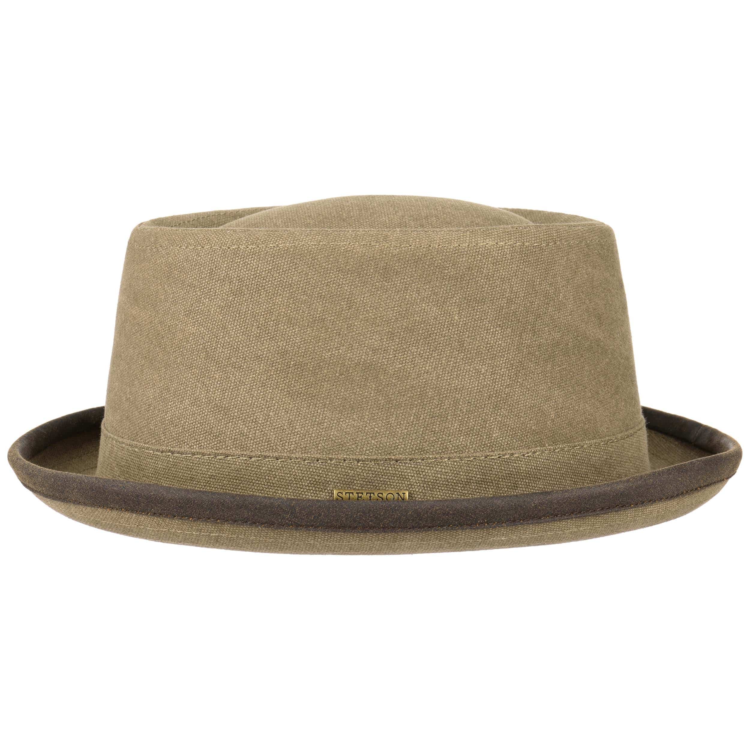 Canvas Pork Pie Hat by Stetson - 59,00