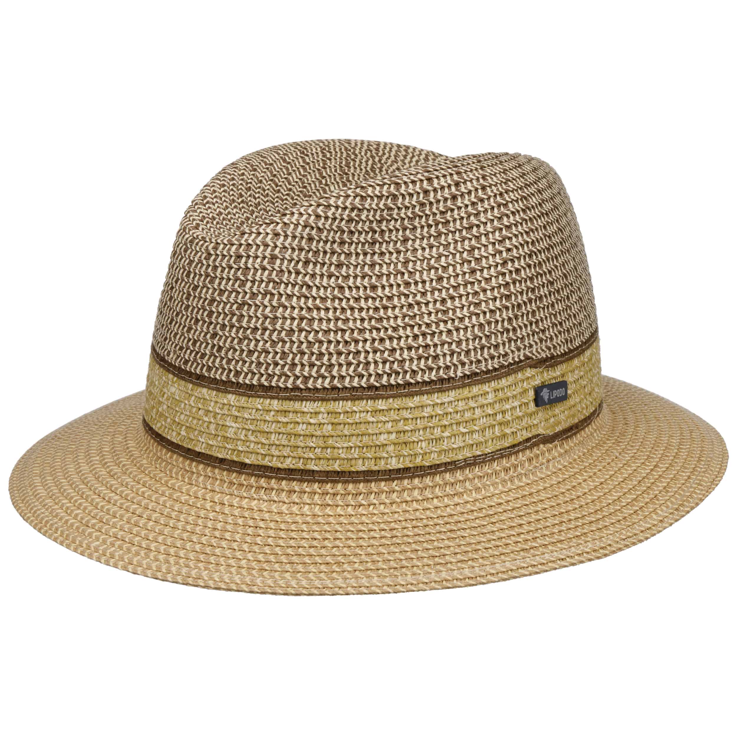 Lipodo Cardello Traveller Made In Italy Zomerhoed Lipodo Cardello Traveller Strohoed Heren - Gemaakt In Italië - Zomerhoed Lichtgewicht Strohoed