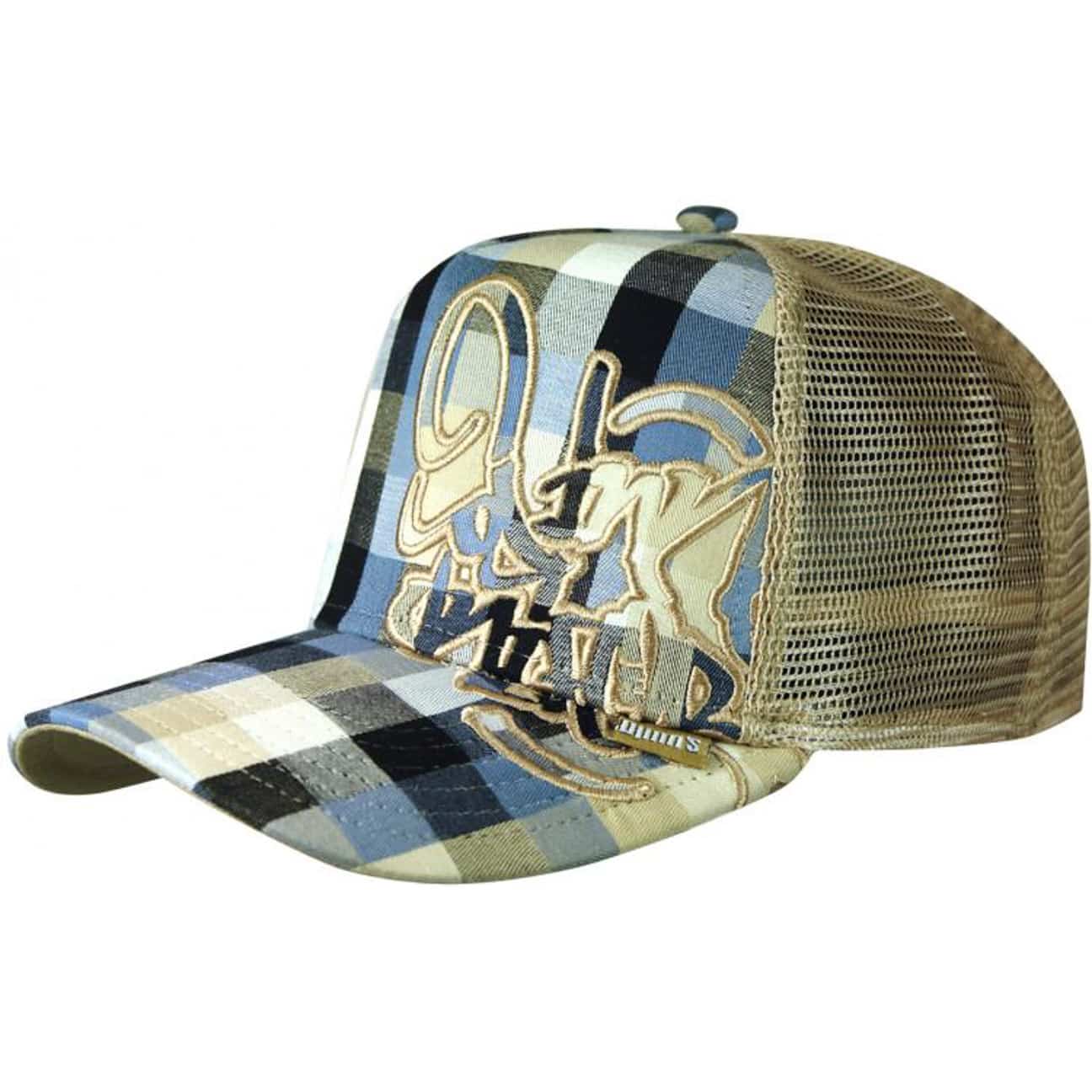 check 45 snapback trucker cap by djinns eur 21 99 check 45 snapback trucker cap by djinns eur 21 99