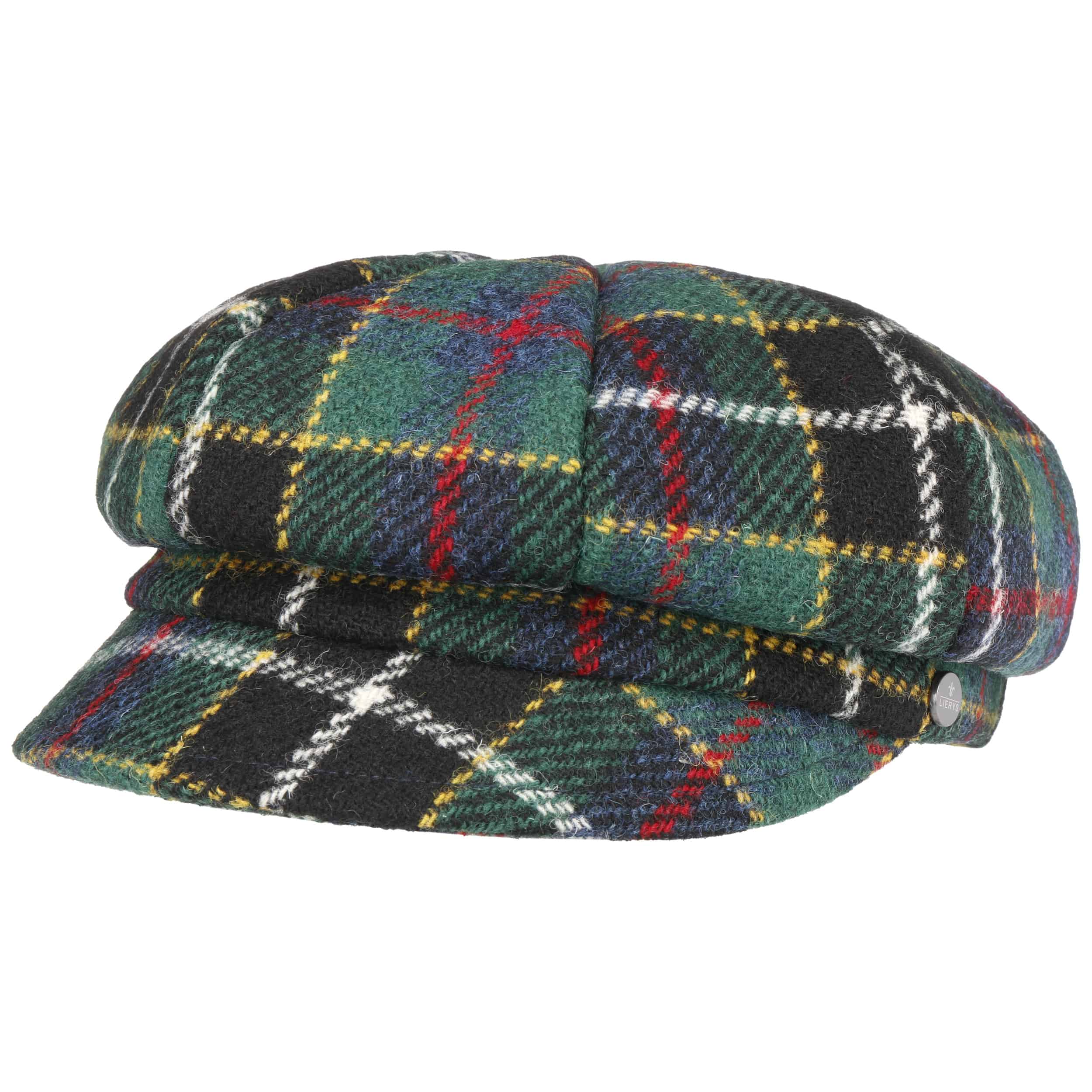 green newsboy cap