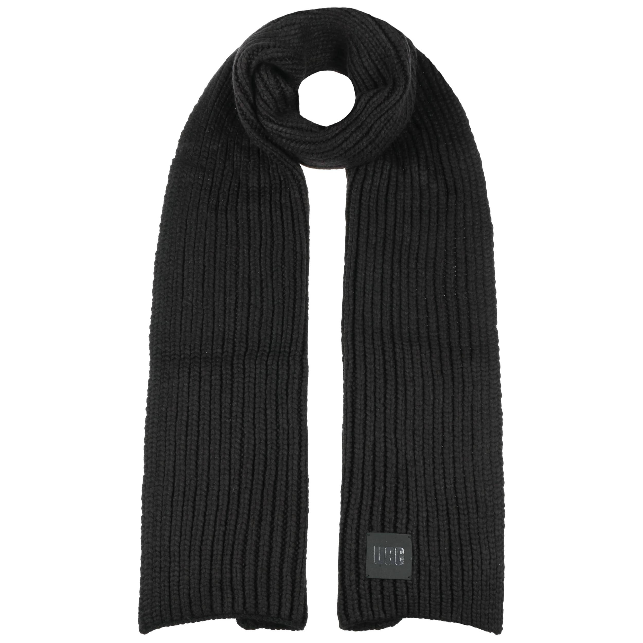 Unisex-Strickschal – Weicher Rippstrick
