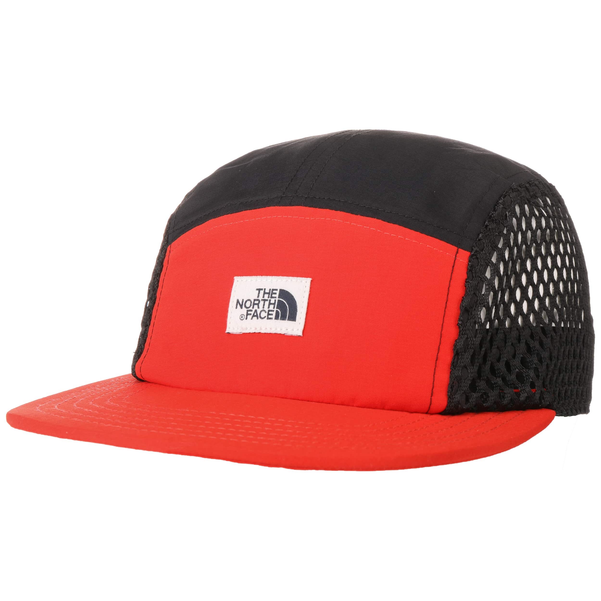 north face cap red