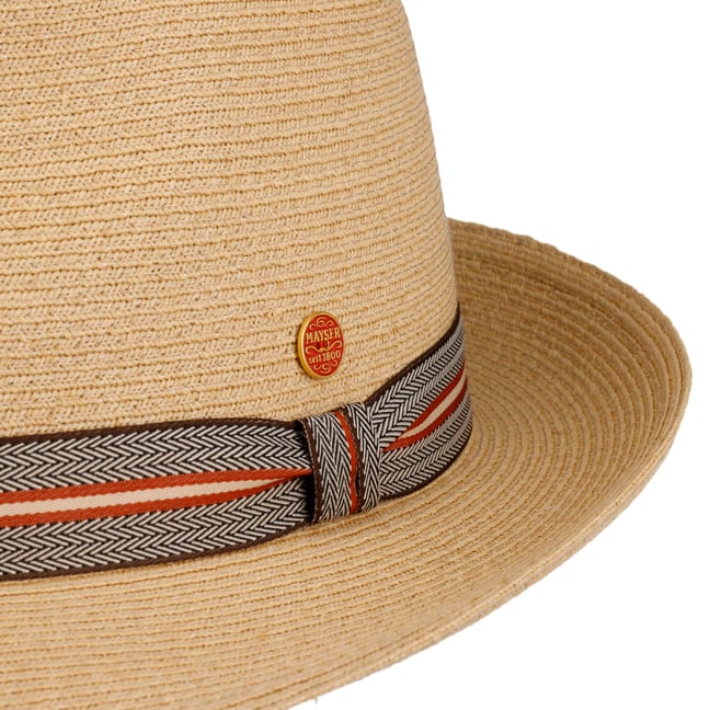 Produktbild von MAYSER Classic Maleo Trilby Strohhut Raffiahut Sommerhut Sonnenhut