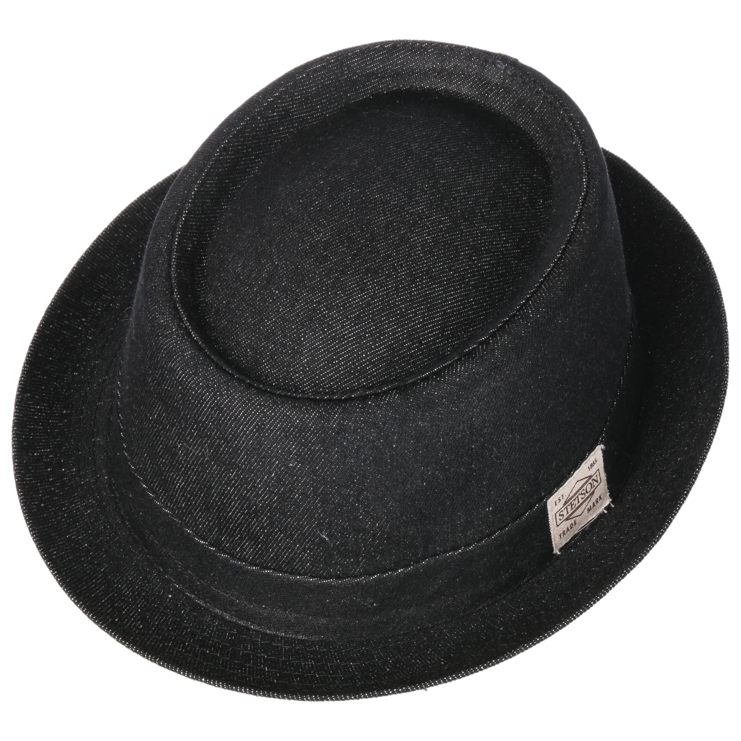 Classic Pork Pie Denim Hut By Stetson - 79,00