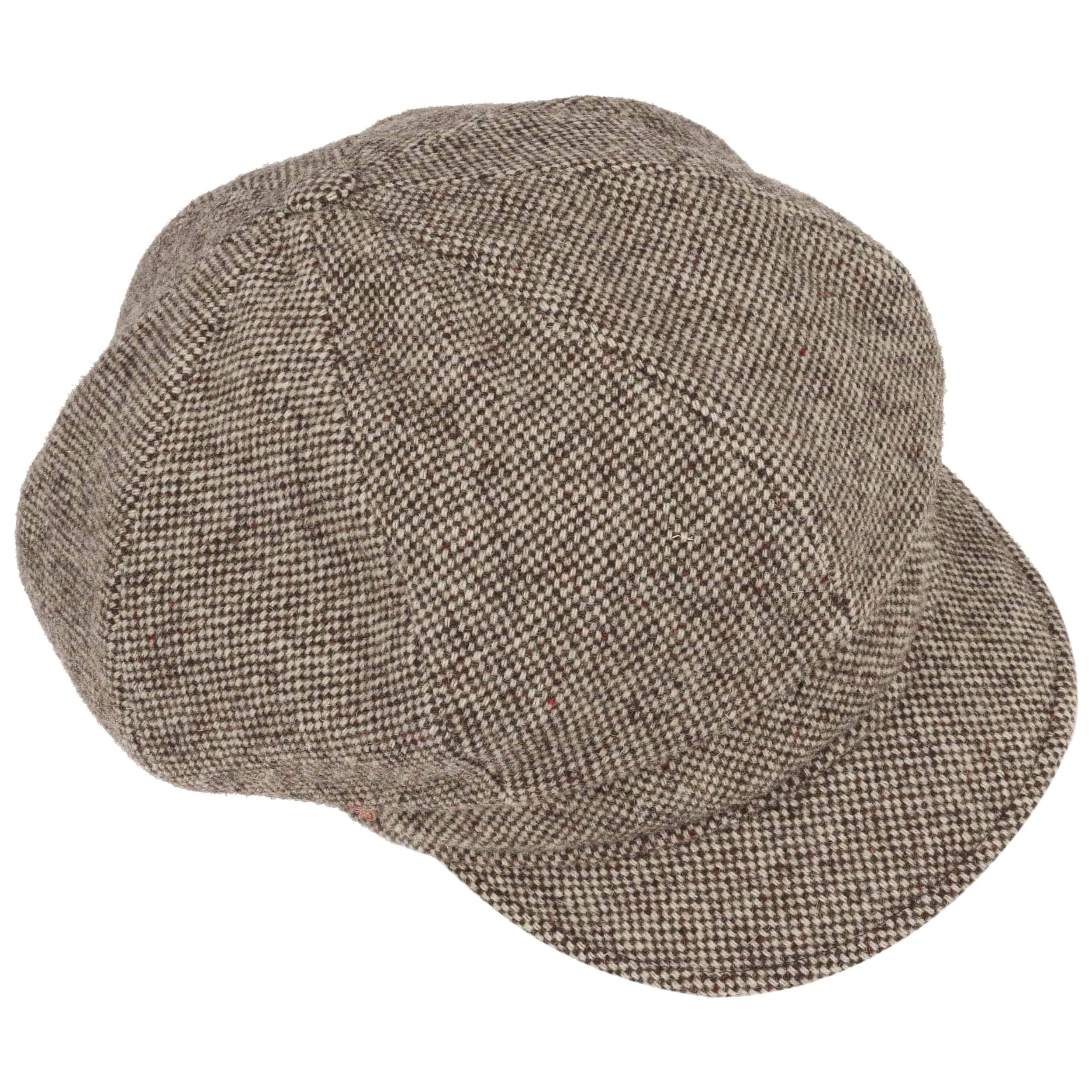 Mayser CIA Classic Wool Ballonmütze - Karierte Schirmmütze Made In EU