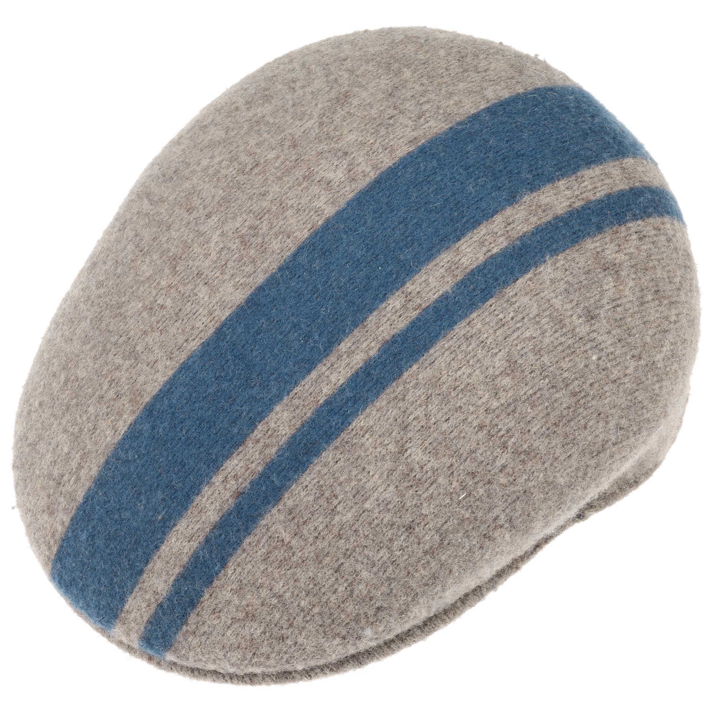 Kangol Wool 504 Flat Cap Kangol Men's 504 Cap In Black For Men