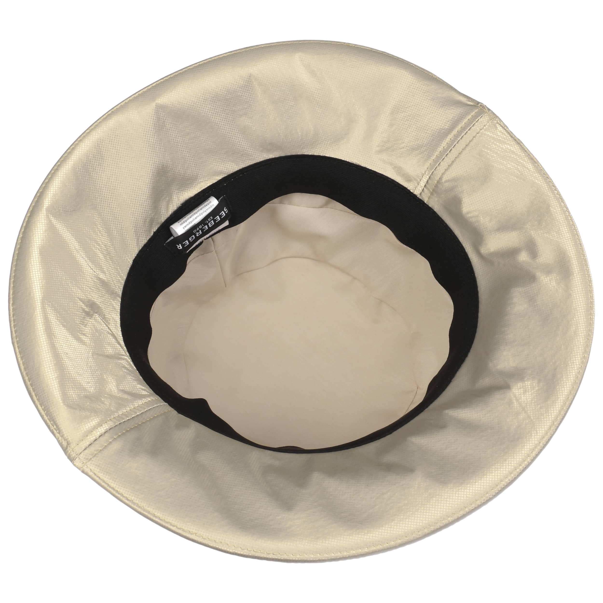 Seeberger Conny Regenhut mit Aufschlag Stoffhut Futter