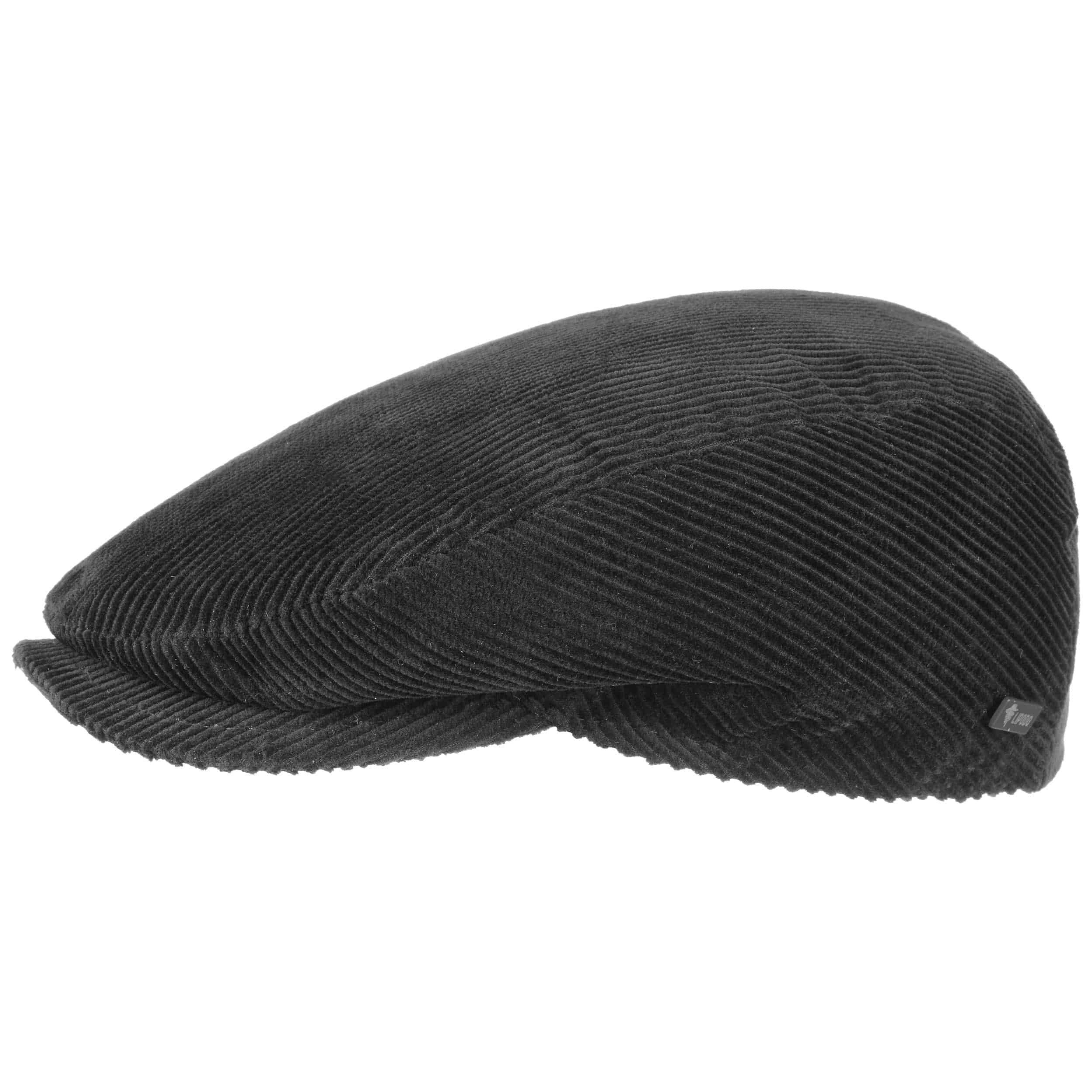 black flat hat