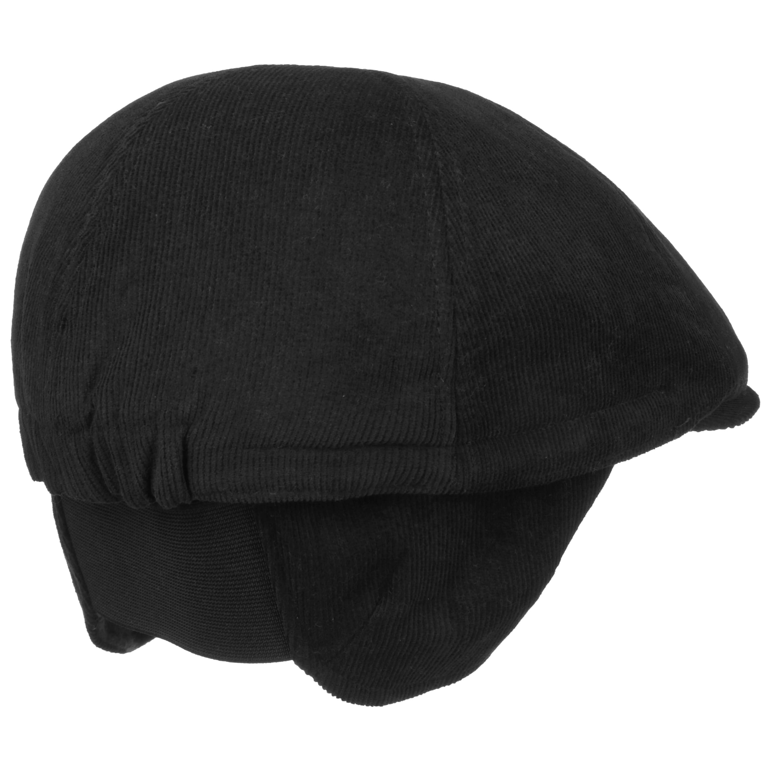 Lipodo Cord Flatcap heren/dames/kinderen - Made in Italy - Flatcap van katoen - Flatcap met voering - Capmaten 49-61 cm - Cord cap zomer/winter - XL (60-61 cm) beige